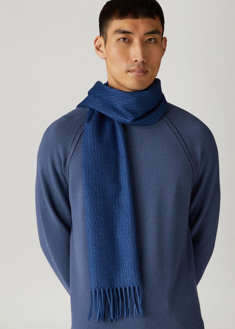 Loro Piana o1srvl11e0624 Size: OS FAN0578 Grande Regimental Scarf Size ONE SIZE - 1 Thumbnail