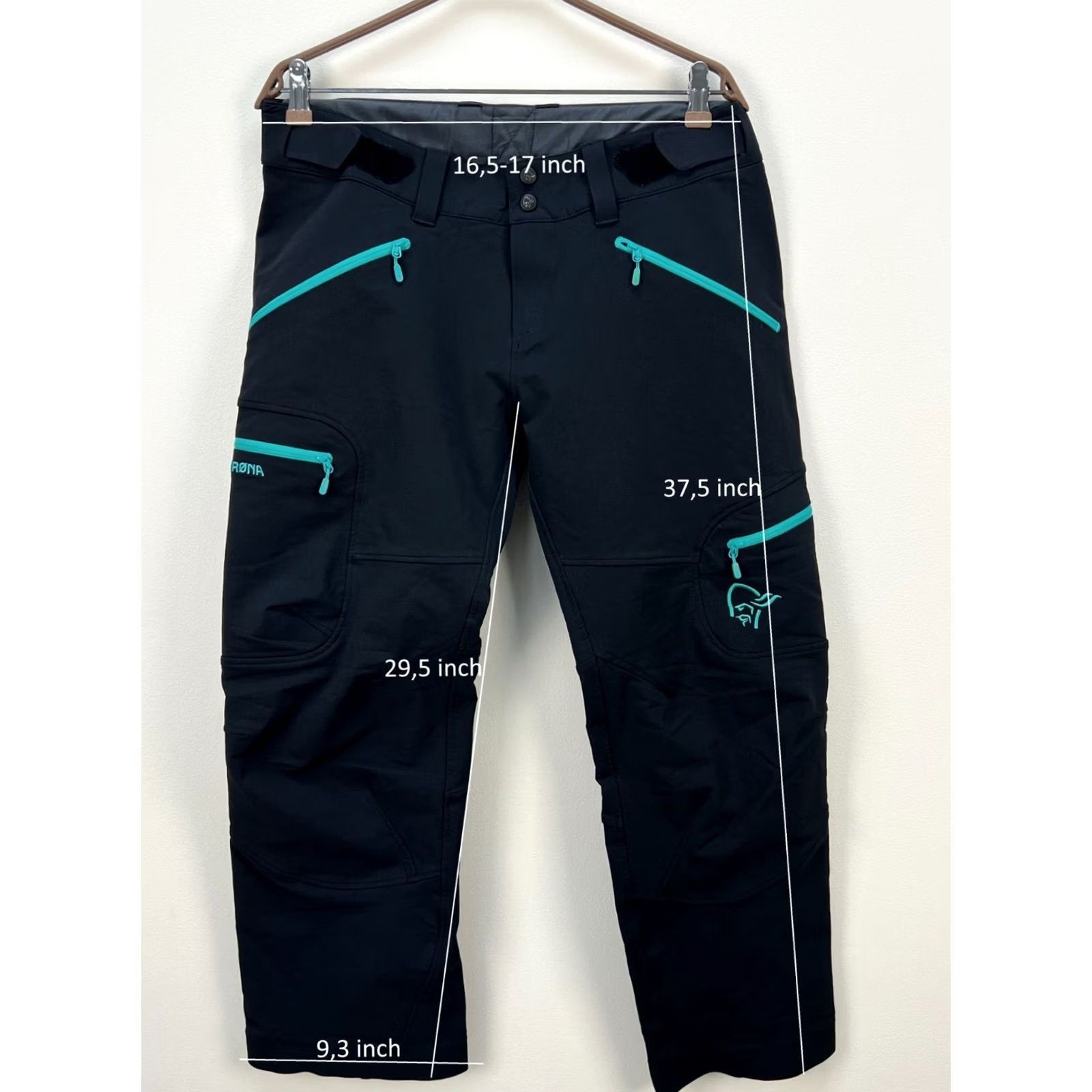 Vintage Norrona Svalbard Flex 1 Pants Womens L Dark gray Nike? Size 36" / US 14 / IT 50 - 2 Thumbnail
