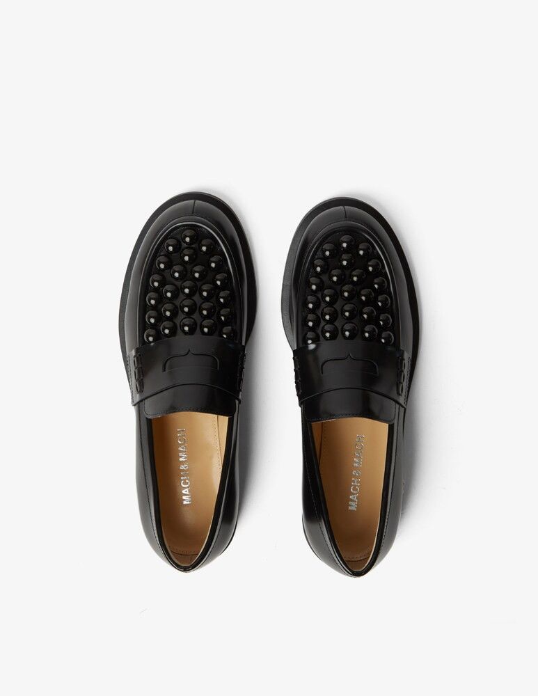 MACH & MACH o1s22i1n0125 Sirene Moccasins in Black Size US 9 / IT 39 - 2 Thumbnail