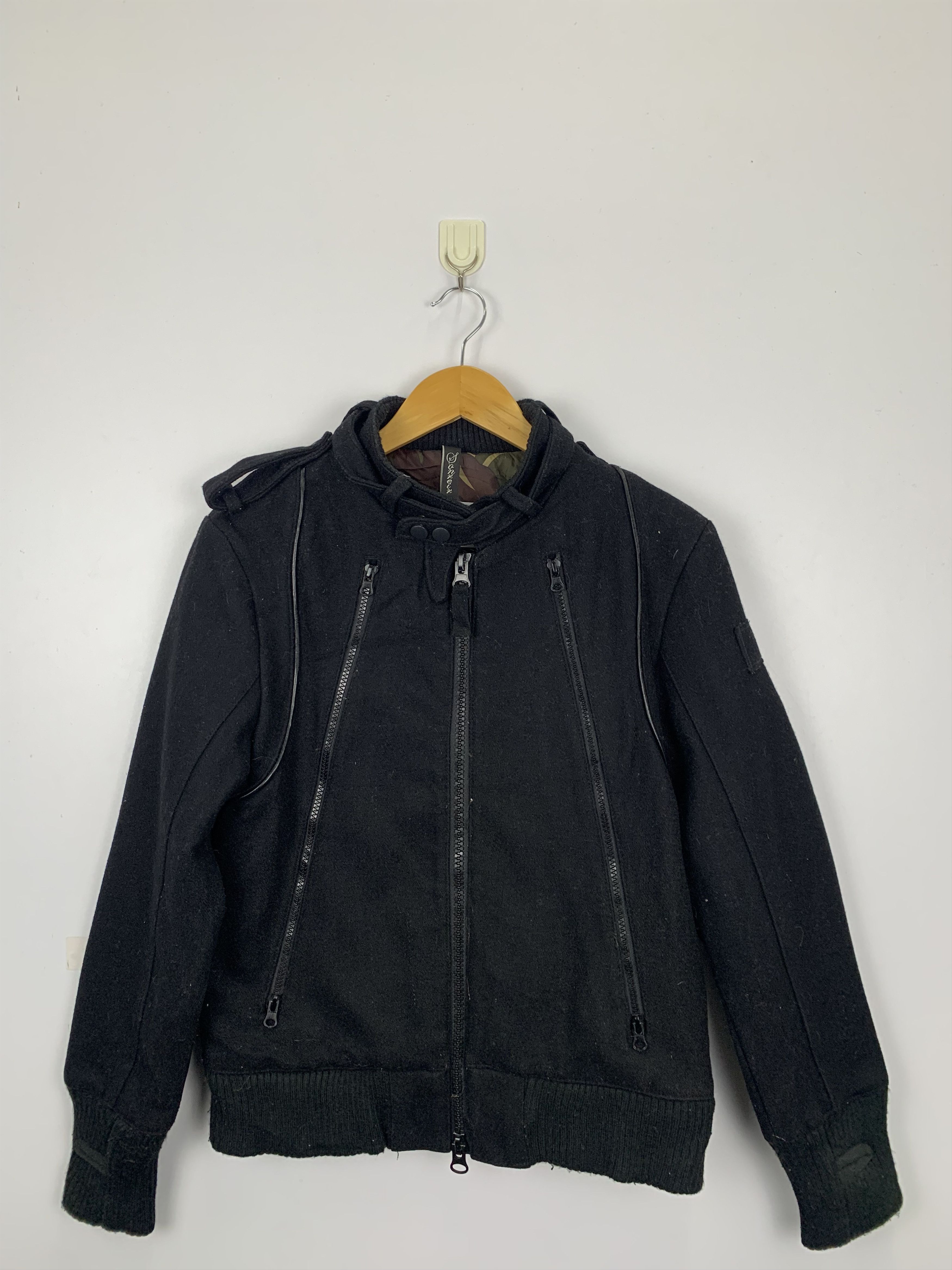 Japanese Brand Vintage Japanese Brand Wool Bomber Jacket V0487 Size US M / EU 48-50 / 2 - 1 Thumbnail