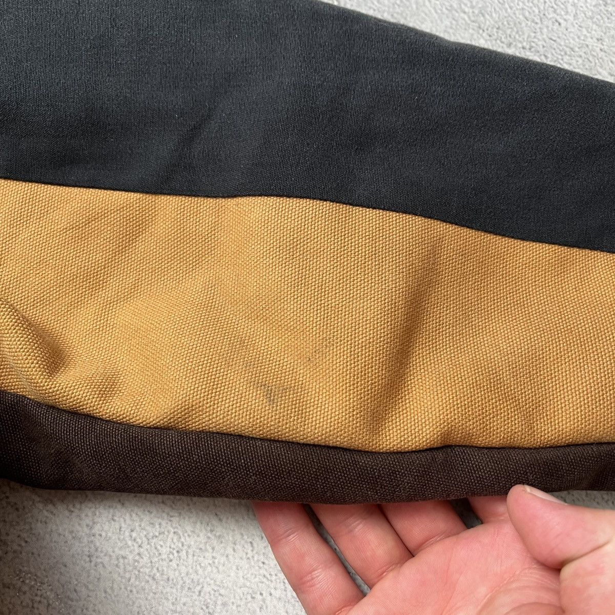 Carhartt Vintage Carhartt USA Flag distressed Reworked jacket Size US S / EU 44-46 / 1 - 15 Thumbnail