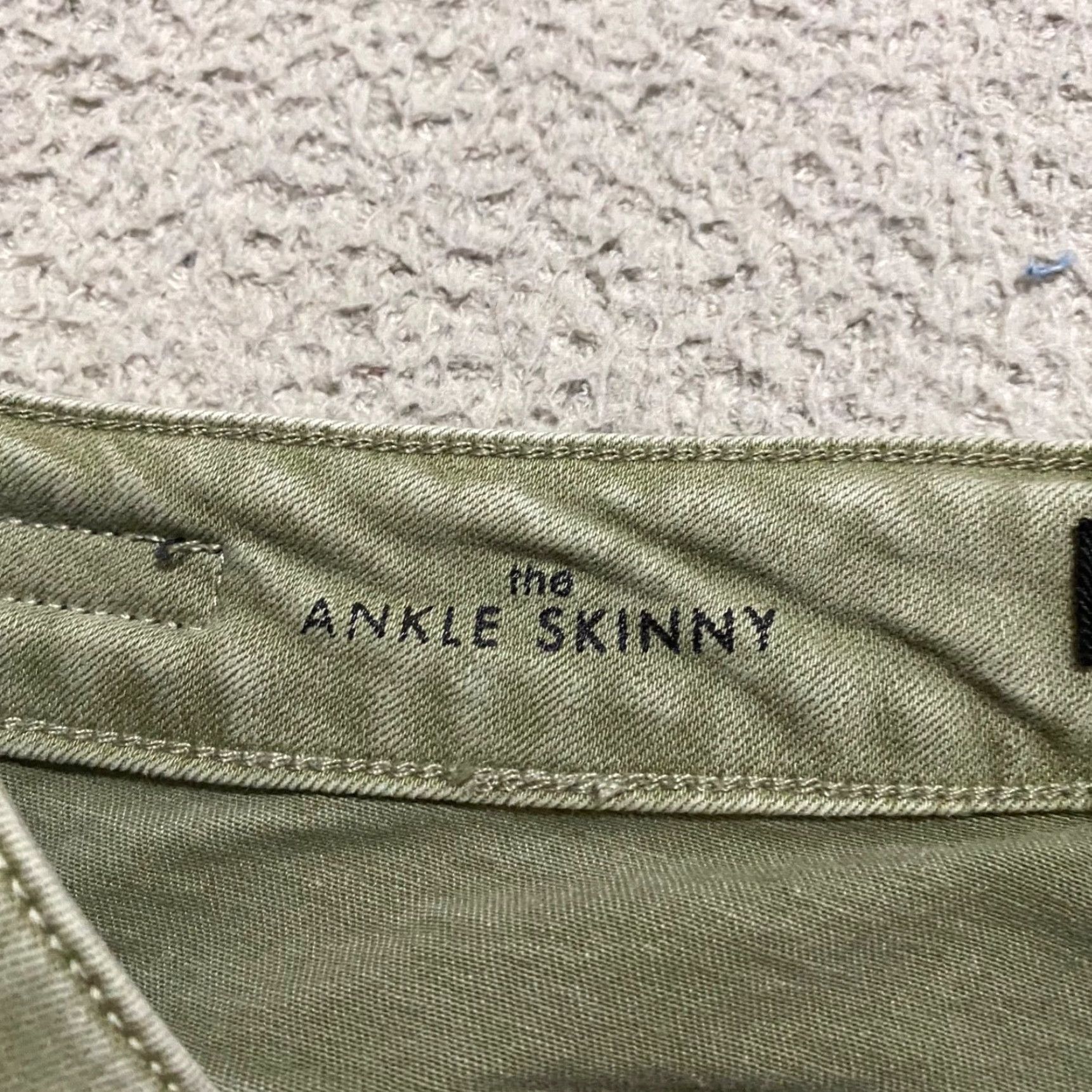 Denime Liverpool Jeans Shirt Womens 8 Beige Denim Skinny Jeans Medium Wash Ankle Mid Rise Stretch Pockets 5-Pocket Womens Liverpool Jeans Size 30" / US 8 / IT 44 - 5 Thumbnail