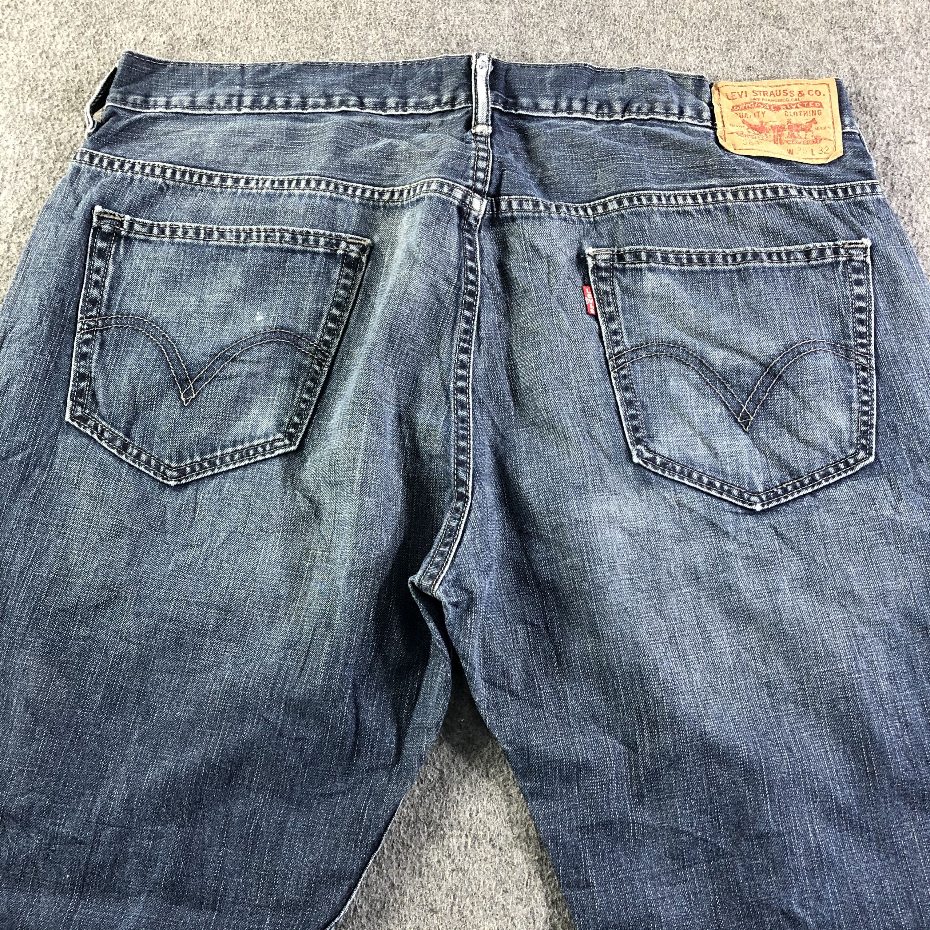 Levi's Vintage Blue Wash Levis 569 Jeans-J4133 Size US 38 / EU 54 - 4 Thumbnail
