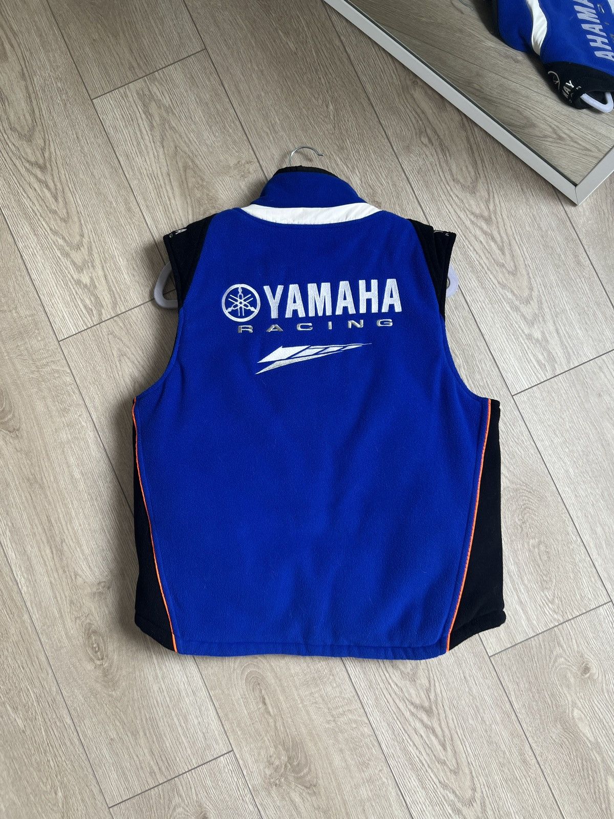 Yamaha Vintage Yamaha Racing Double-Sided Fleece Vest Y2K Size US S / EU 44-46 / 1 - 3 Thumbnail