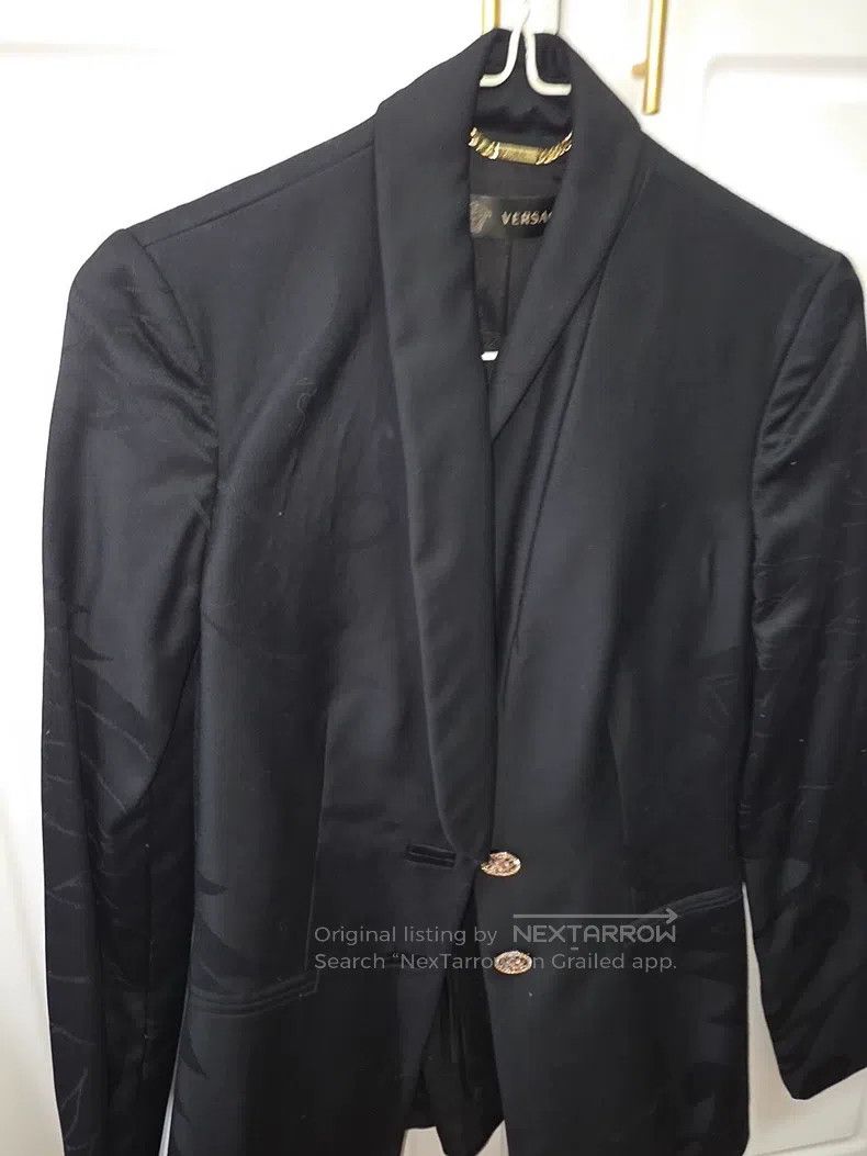 Versace Versace Black blazer Size 38S - 3 Thumbnail