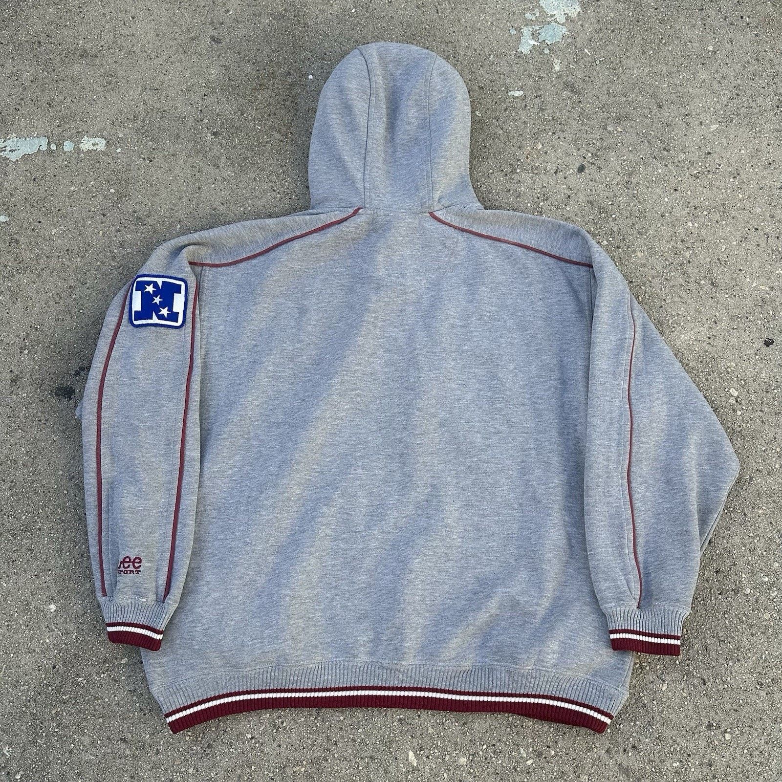 NFL × Salem Sportswear × Vintage Vintage 90s Lee Sport San Francisco 49ers Football Hoodie Size US L / EU 52-54 / 3 - 3 Thumbnail