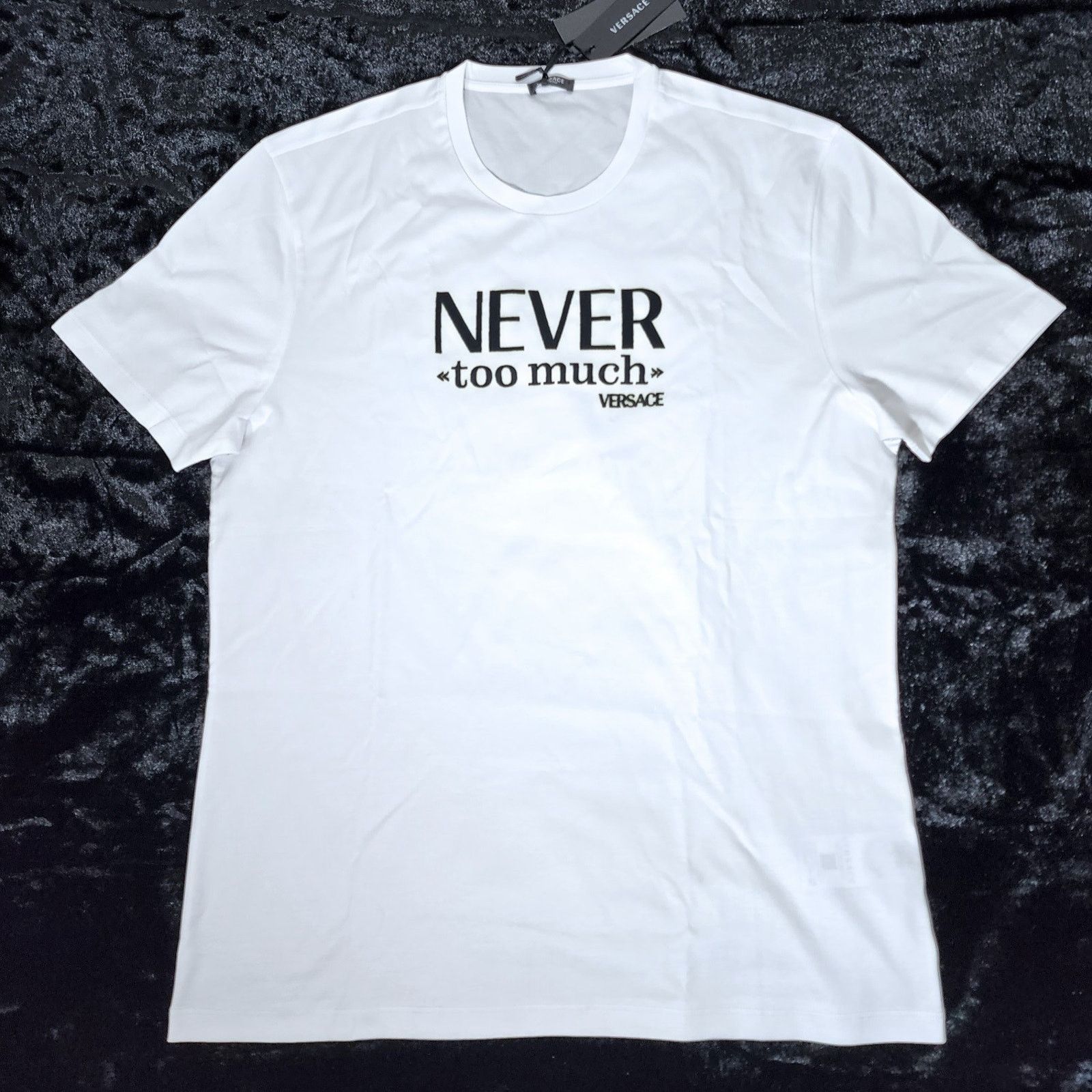 Versace Versace Never Too Much T-Shirt White | Size 42 | MSRP $565 Size M / US 6-8 / IT 42-44 - 1 Thumbnail