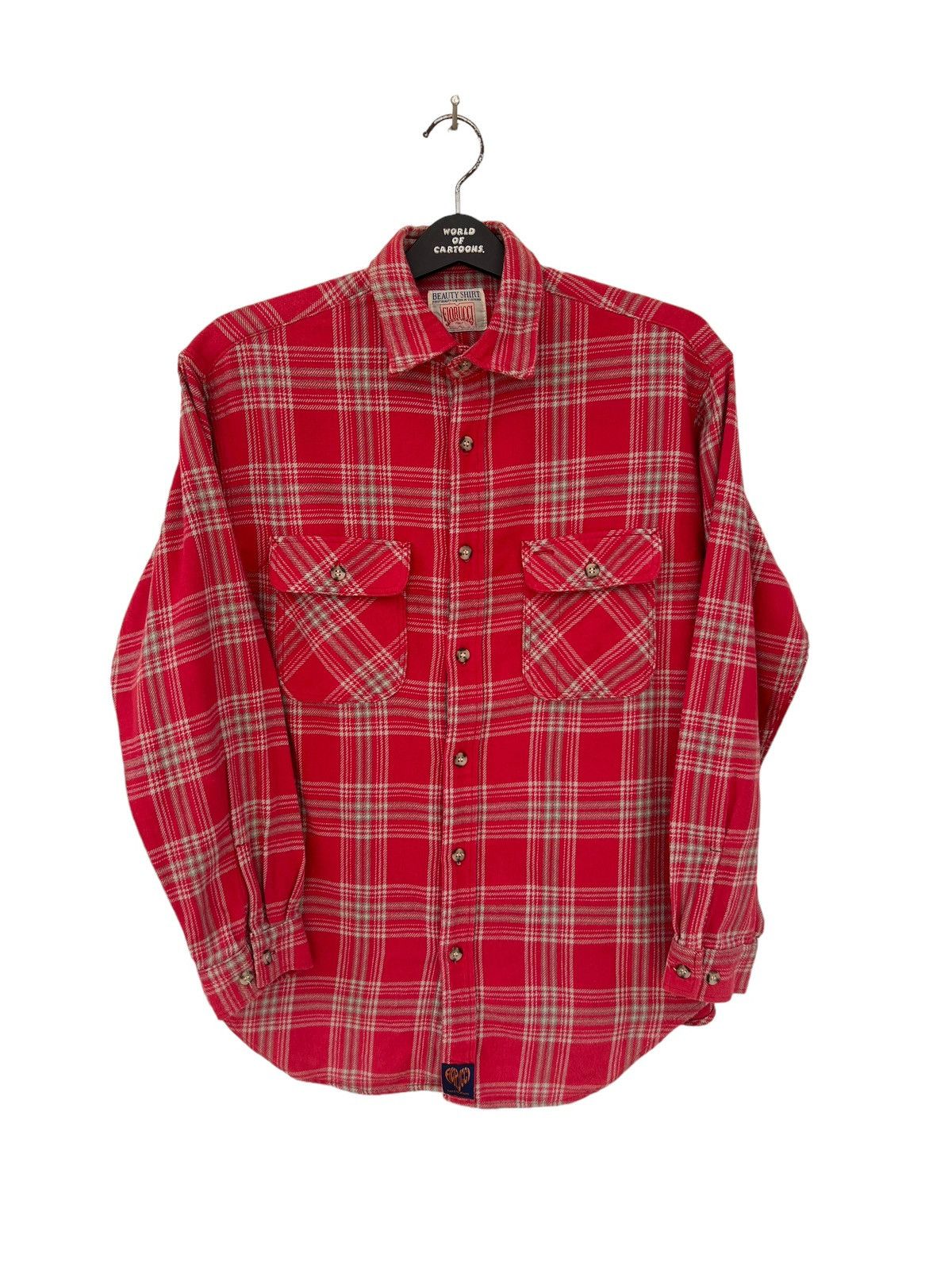 Fiorucci Vintage Fiorucci Safety Jeans Italy Check Flannel Shirt Size US M / EU 48-50 / 2 - 6 Thumbnail