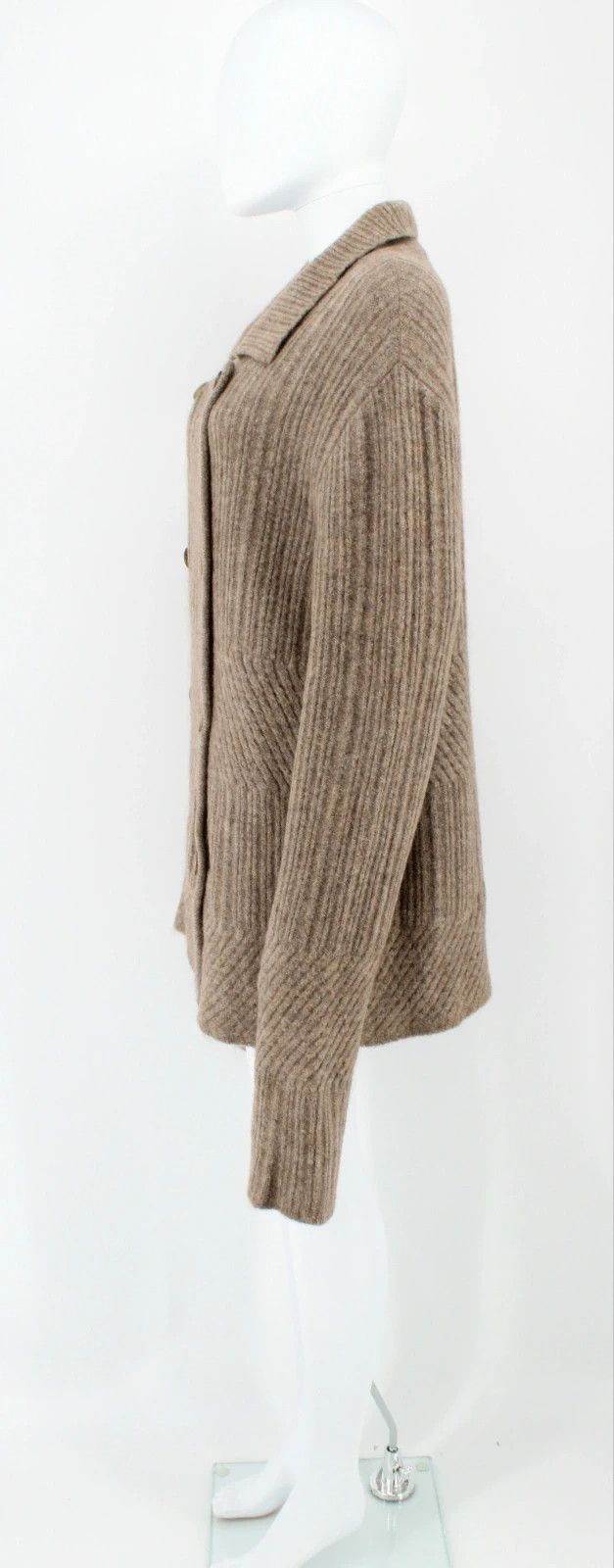 Ann Demeulemeester Ann Demeulemeester Artisanal Oversized Wool Knit Cardigan Size XS / US 0-2 / IT 36-38 - 5 Thumbnail