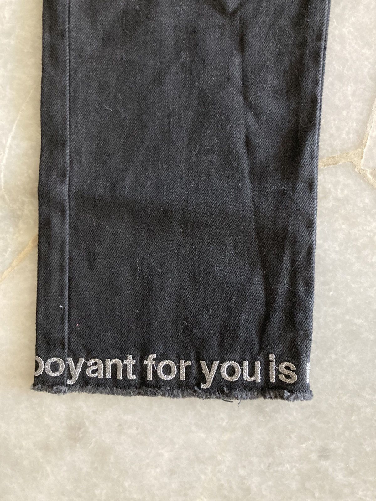 Maison Margiela FW15 MM6 Maison Margiela Black Jeans Size US 31 - 3 Thumbnail