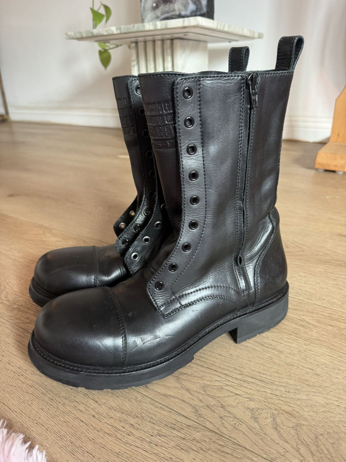 Balenciaga Truck Lace up combat boots 42 Size US 9 / EU 42 - 1 Thumbnail