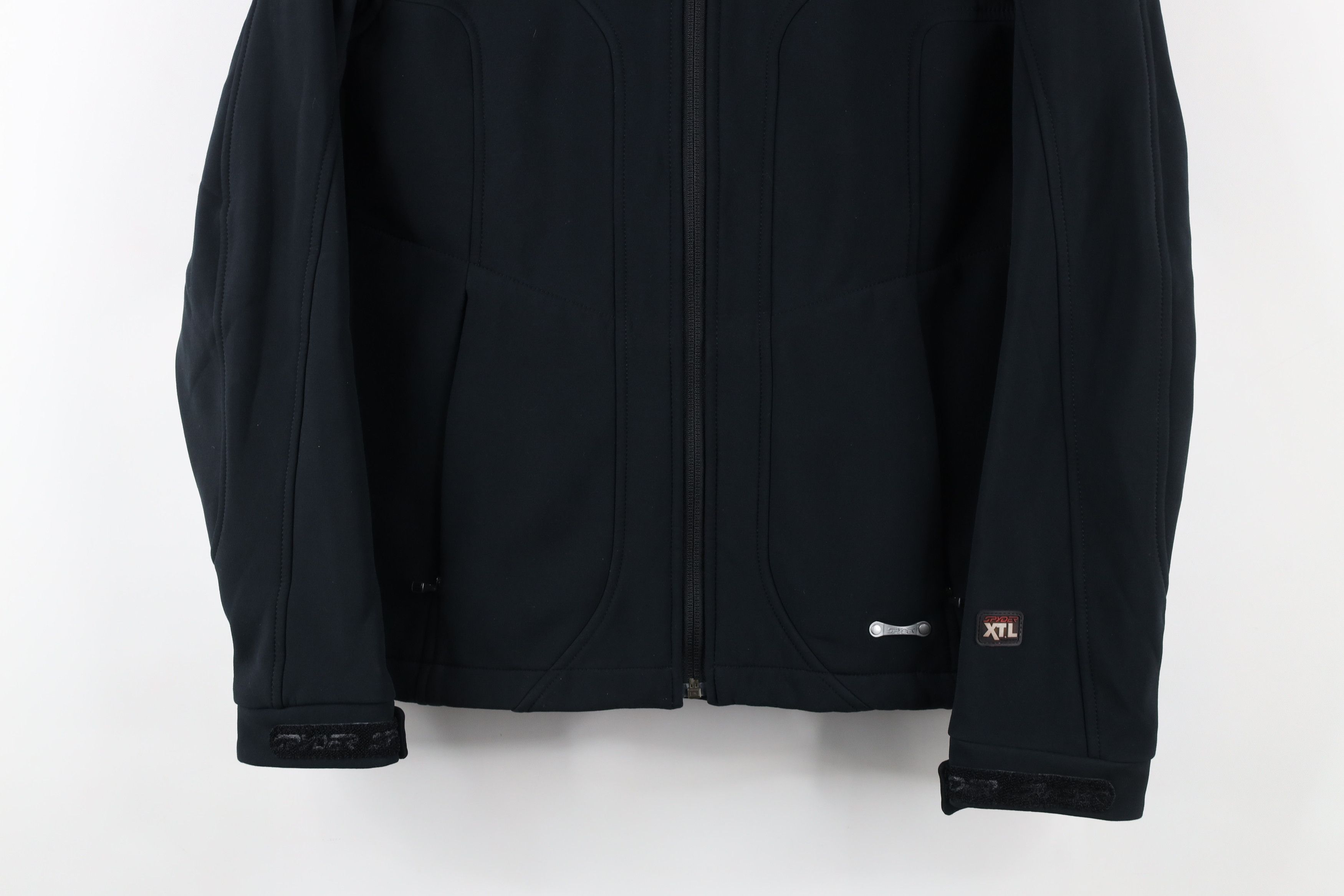 Spyder × Vintage Vintage Spyder XT.L Lined Soft Shell Full Zip Jacket Black Size M / US 6-8 / IT 42-44 - 3 Thumbnail