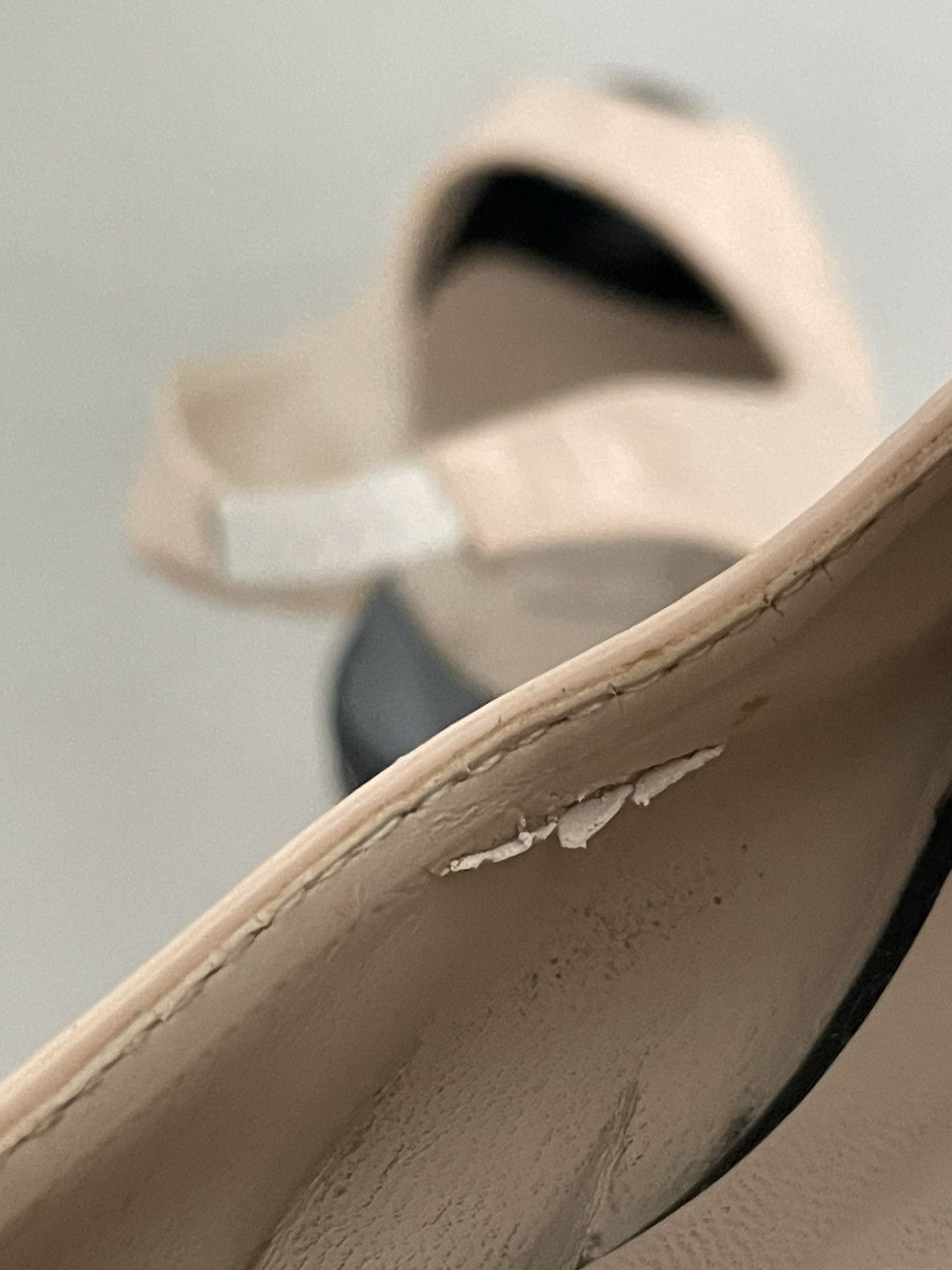Christian Louboutin Christian Louboutin Lady Peep Nude Patent Leather Heels RARE Size US 8 / IT 38 - 8 Thumbnail