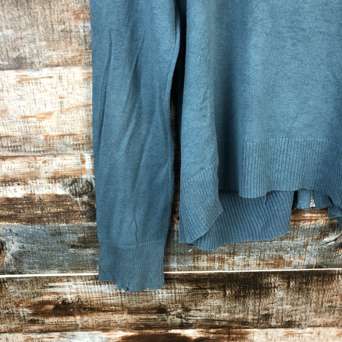 Homespun Knitwear × Japanese Brand Marie Claire Forum Green Knitwear #A2191 Size L / US 10 / IT 46 - 16 Thumbnail