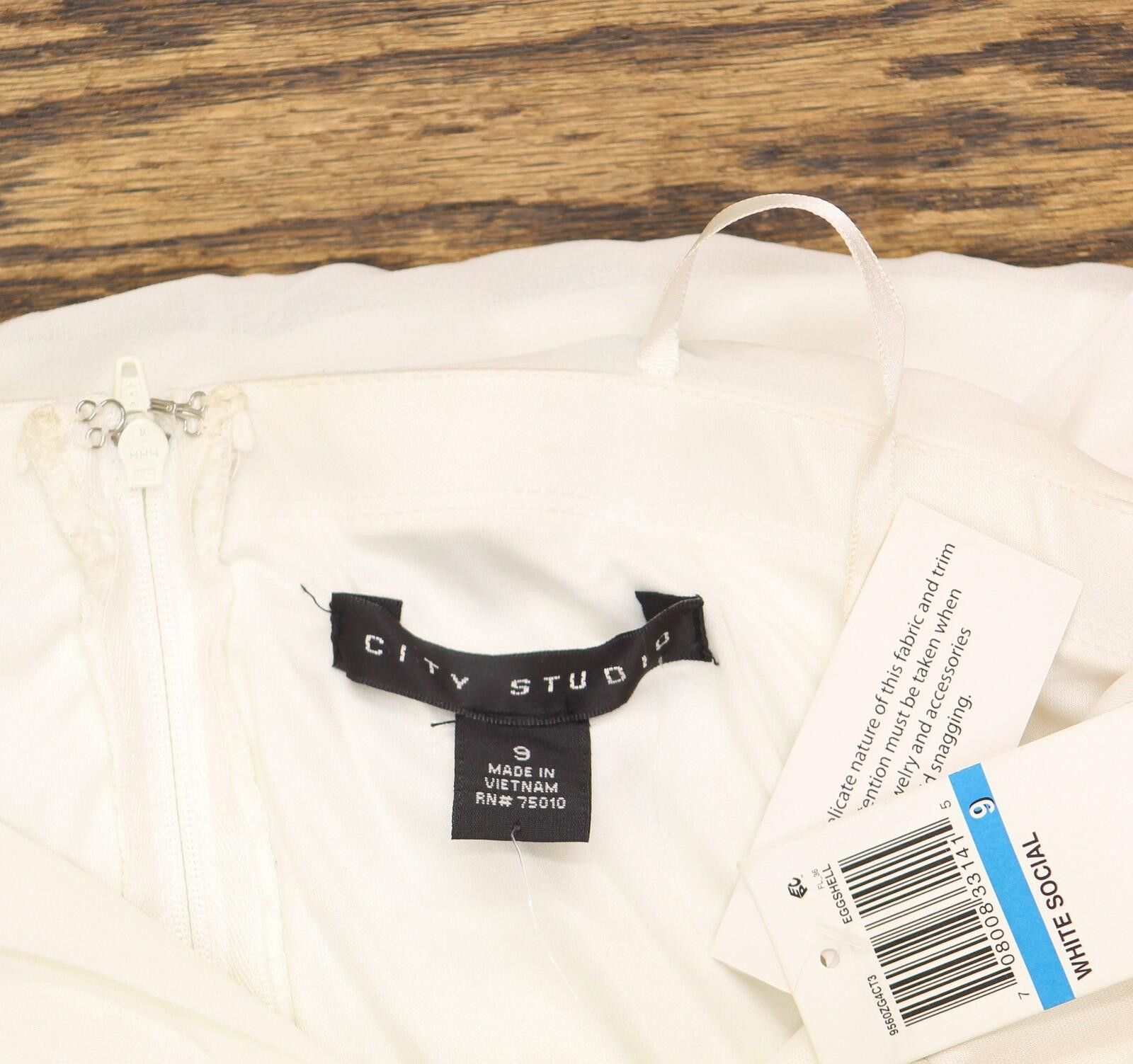 Other City Studios Embellished Pleated-bodice Party Dress White 9 Size M / US 6-8 / IT 42-44 - 5 Thumbnail
