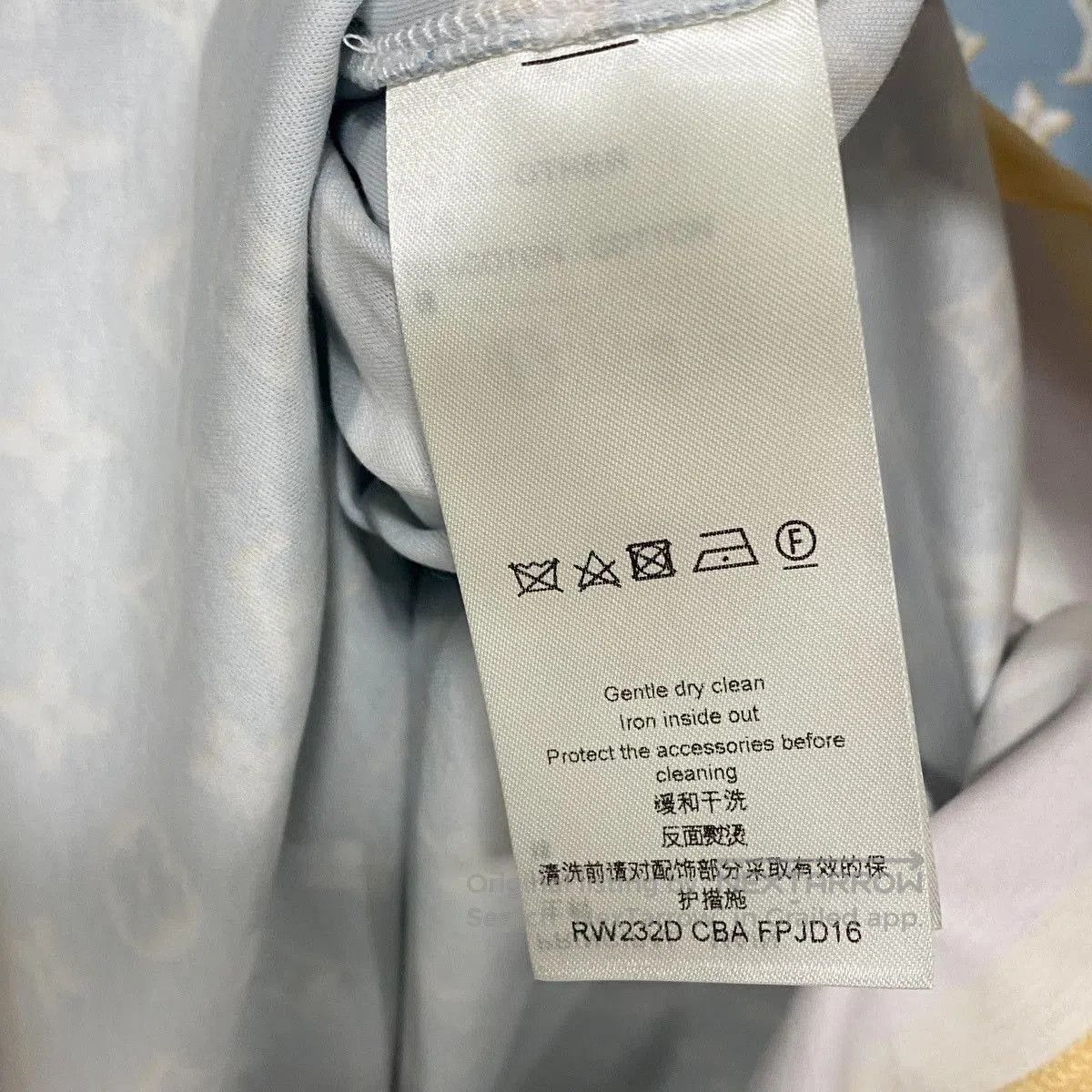 Louis Vuitton Louis Vuitton Blue Monogram Chain Cotton Dress. Size L / US 10 / IT 46 - 5 Thumbnail