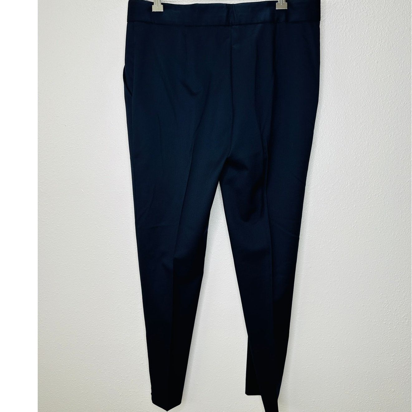 Stella McCartney Stella McCartney Navy Vivian Tapered Zip Ankle Pant 42/ M Size 30" / US 8 / IT 44 - 8 Thumbnail