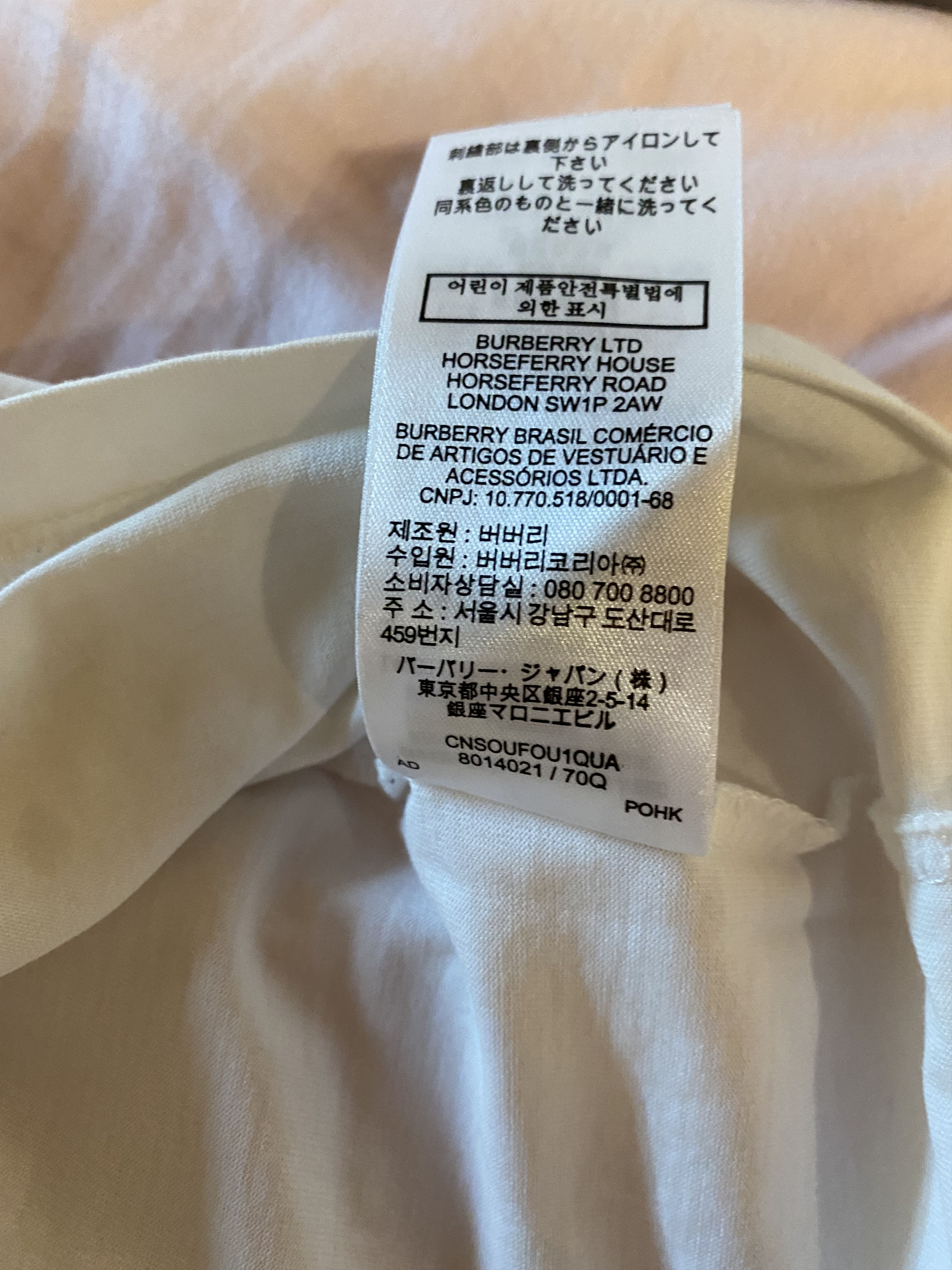 Burberry Burberry Logo Embroidered TB small Vintage Size US XL / EU 56 / 4 - 8 Thumbnail
