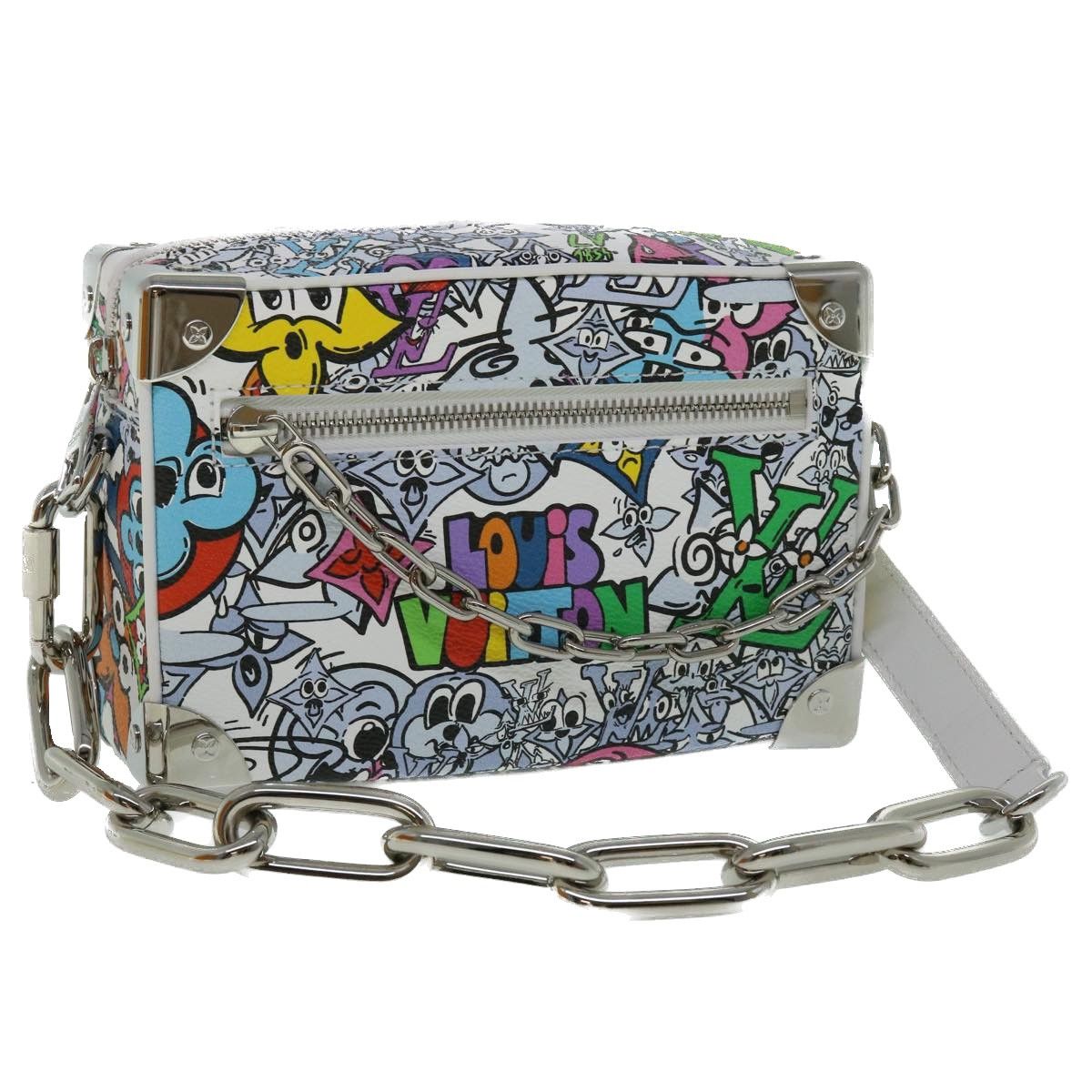 Louis Vuitton Monogram Comics Mini Soft Trunk Bag Multicolor M82008 Auth 49928S, Women's