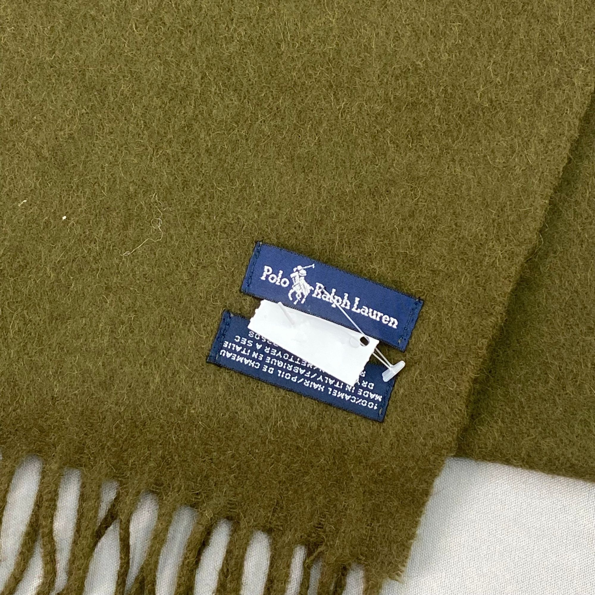 Polo Ralph Lauren Vintage Polo Ralph Lauren Scarf Muffler Wool Fringe Scarves Size ONE SIZE - 4 Thumbnail