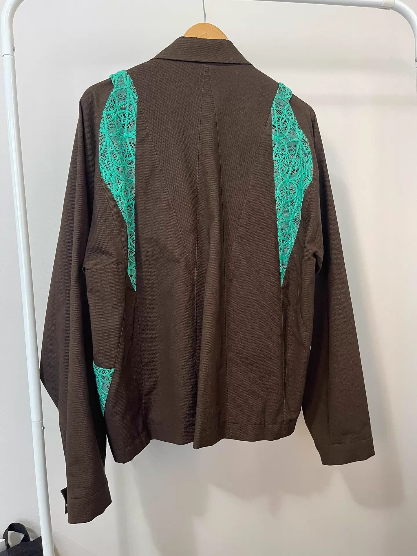 Kiko Kostadinov Kiko Kostadinov 22ss elio lace colorblock brown green vest Size US M / EU 48-50 / 2 - 2 Thumbnail