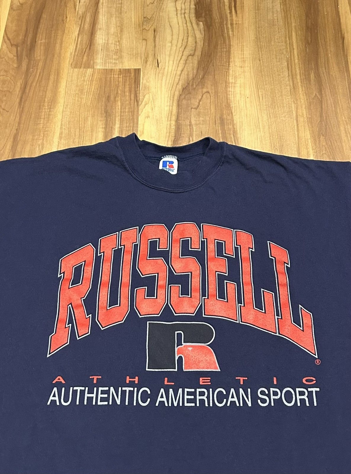 Russell Athletic Vintage Russel Athletics Tee Size US XXL / EU 58 / 5 - 2 Thumbnail