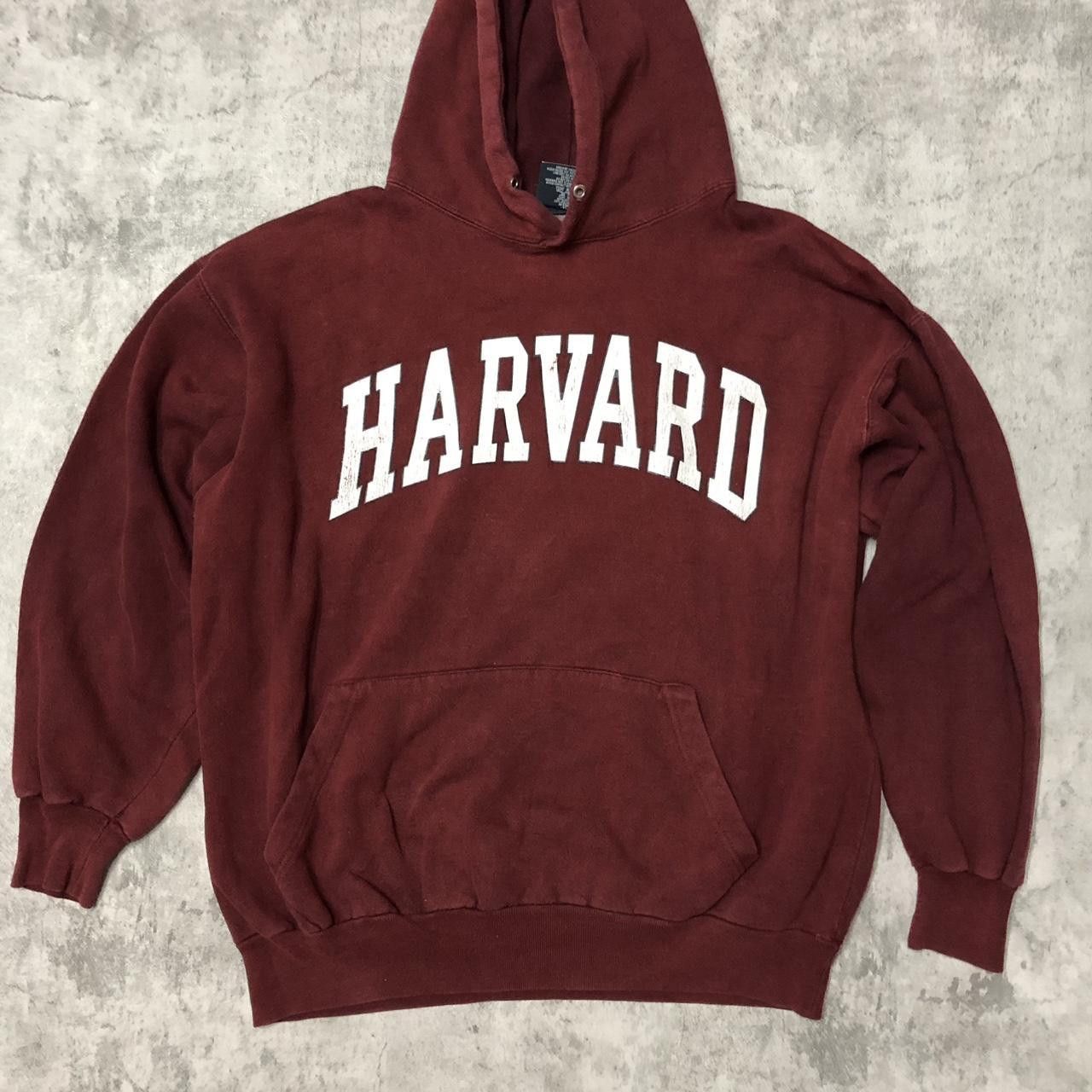 Other Burgundy Harvard hoodie with white embroidery collegiate Size US XL / EU 56 / 4 - 1 Thumbnail
