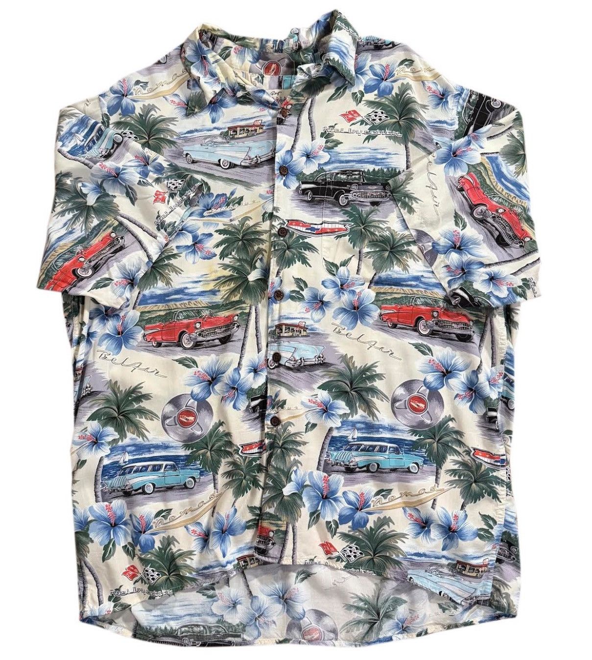 Reyn Spooner Vintage Reyn Spooner 50s Chevrolet Classic Cars Button Down Size US L / EU 52-54 / 3 - 1 Thumbnail