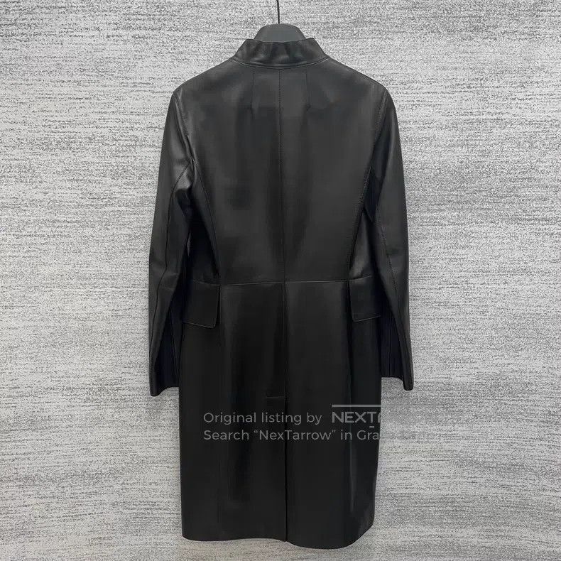Hermes Hermes Minimalist Style Lamb Leather Jacket Size XXS / US 00 / IT 34 - 3 Thumbnail