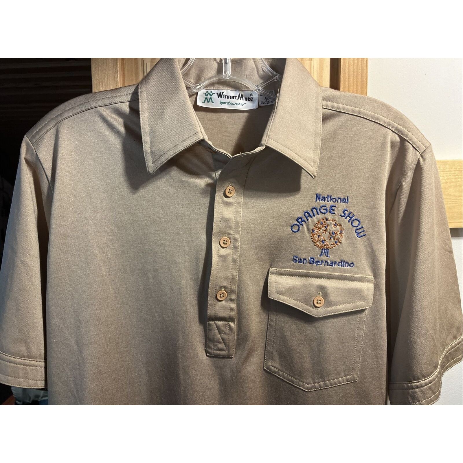 Other Winner Mate Vintage Men’s M Gold SS Polyester Polo Shirt Size US M / EU 48-50 / 2 - 5 Thumbnail