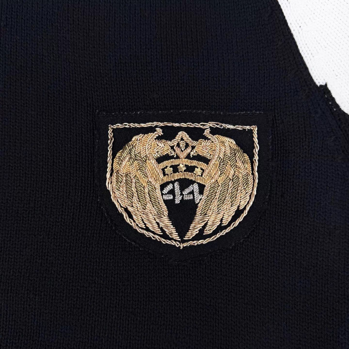 Balmain Balmain Striped Embroidered Logo Knit Sweater S Unisex NWT Size US S / EU 44-46 / 1 - 5 Thumbnail