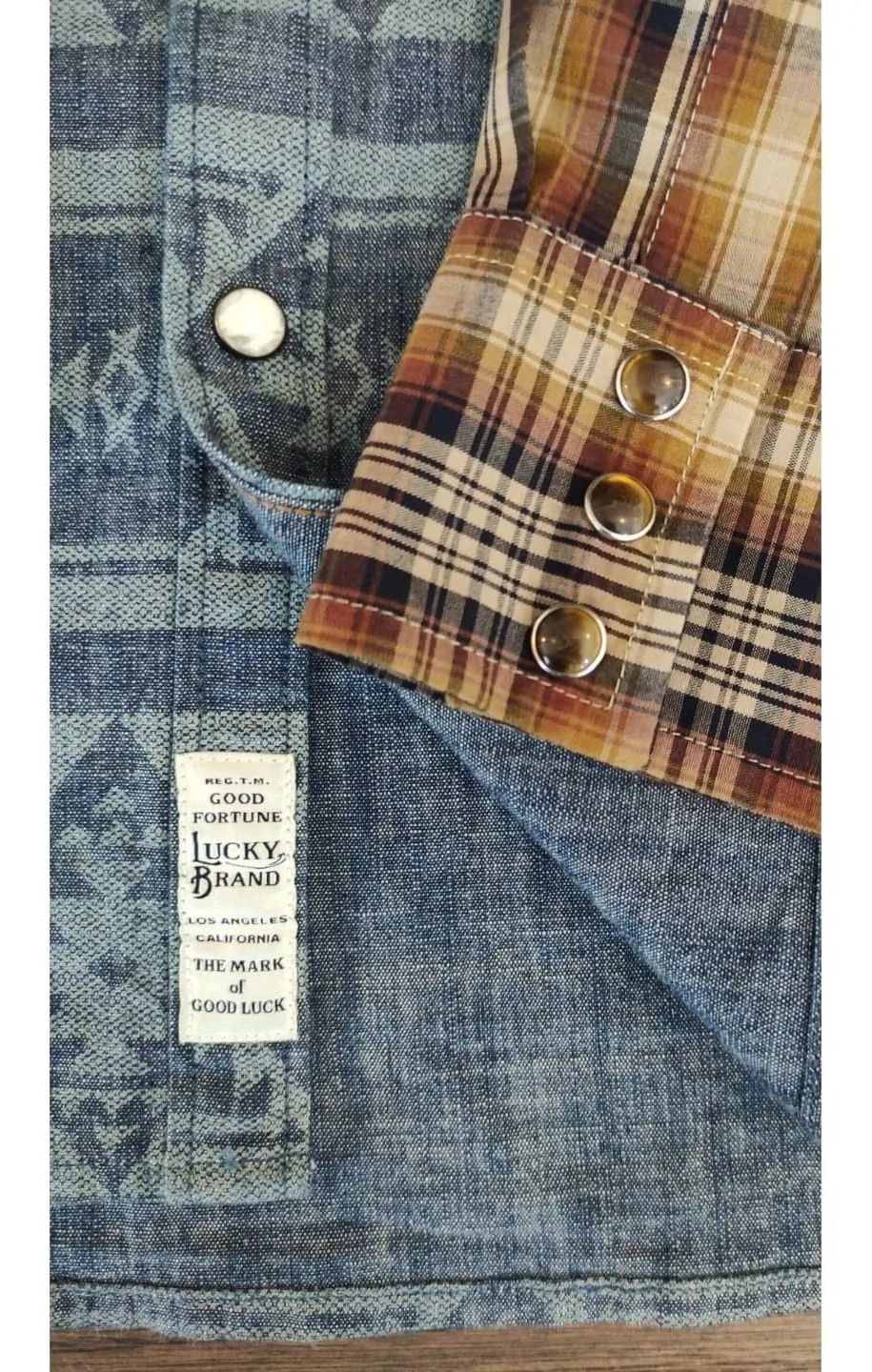Lucky Brand Lucky Brand Navajo custom shirt - Fashionella Size US L / EU 52-54 / 3 - 9 Thumbnail