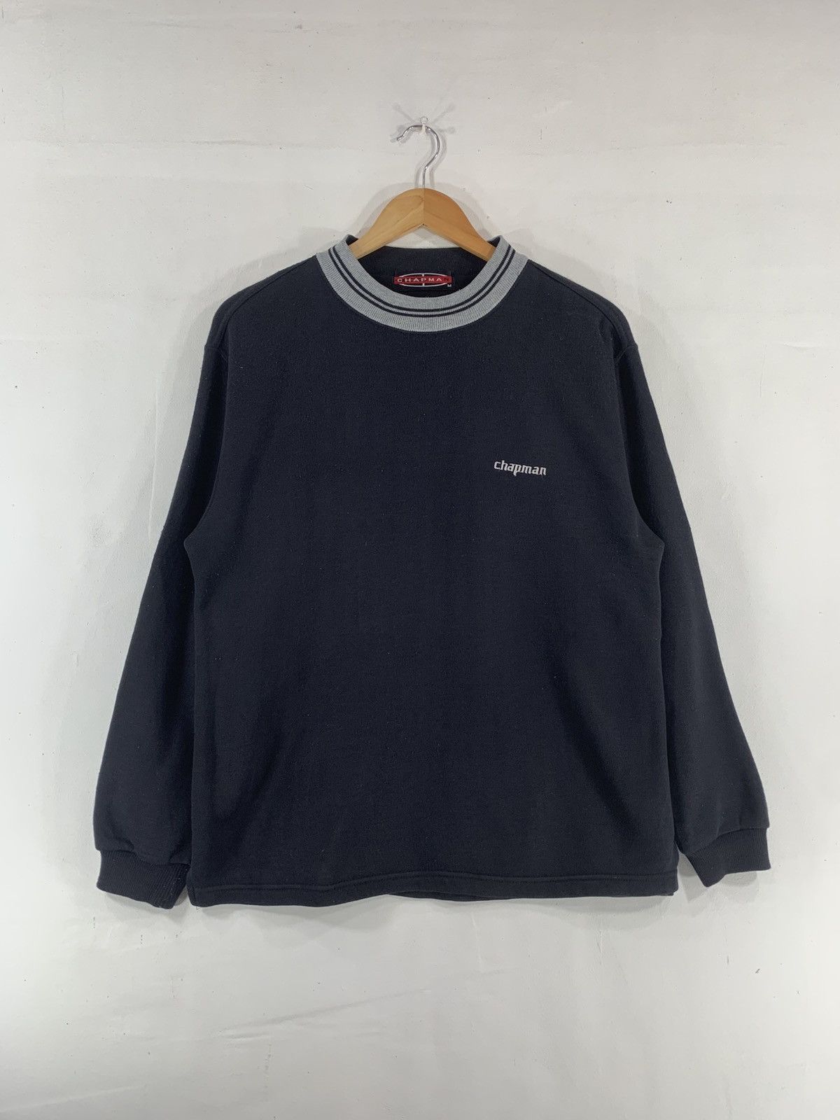 Japanese Brand × Vintage Vintage Chapman Black Sweatshirt Size US M / EU 48-50 / 2 - 1 Thumbnail