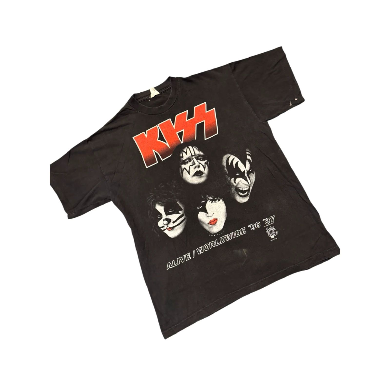 Vintage VINTAGE Kiss Alive Worldwide Tour I Got The Best Band T-Shirt XL Cronies Shirt Men Black 1996 90s Rock Logo Size US XL / EU 56 / 4 - 3 Thumbnail