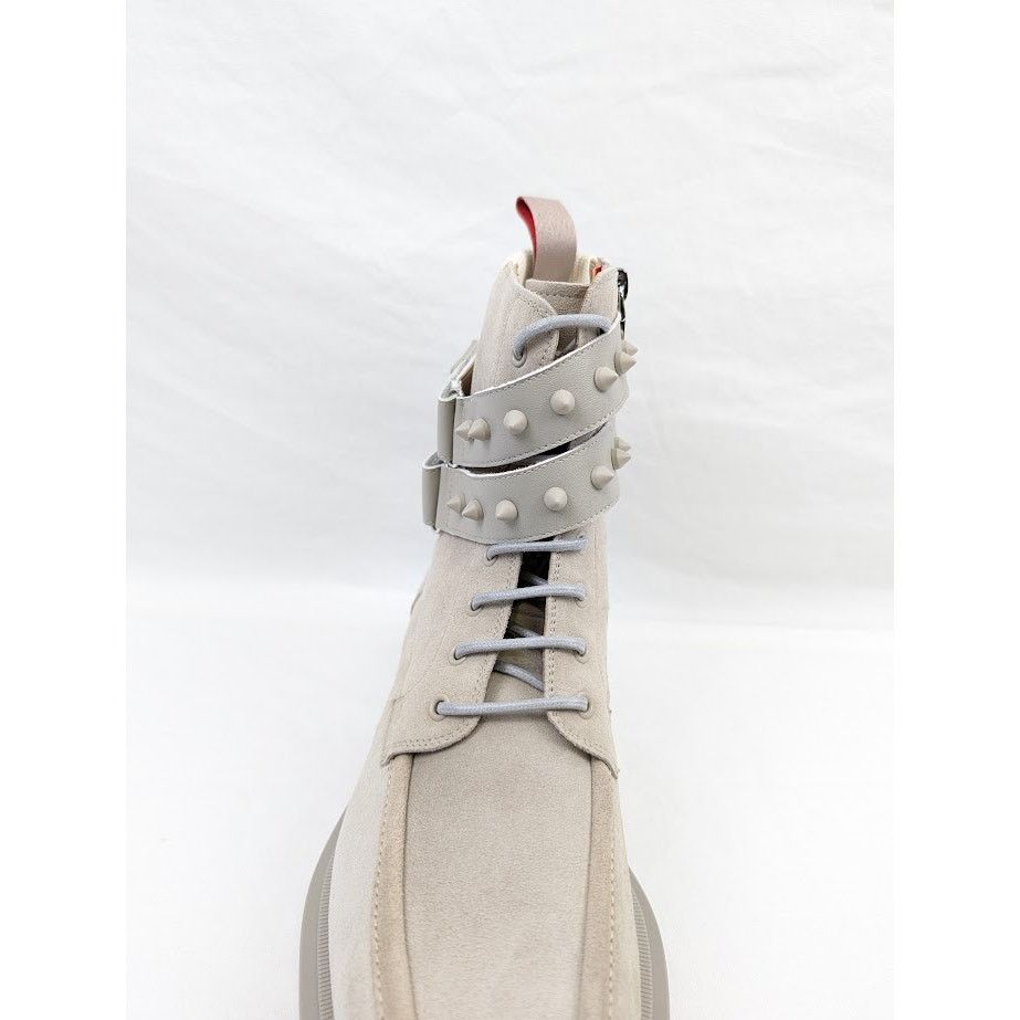 Christian Louboutin o1rshd1 Calf Our Fight Flat Boots in Goose Size US 10 / EU 43 - 8 Thumbnail