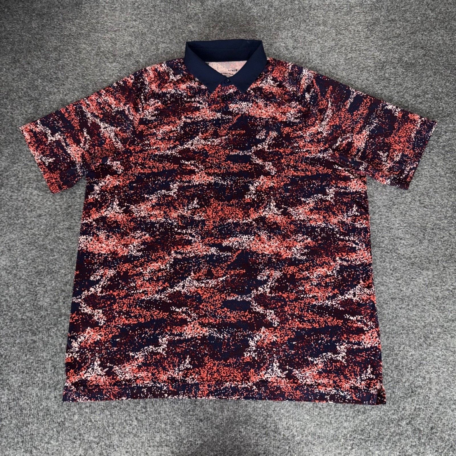 Under Armour Under Armour Mens Iso-Chill Polo Shirt Large Abstract Size US L / EU 52-54 / 3 - 1 Thumbnail