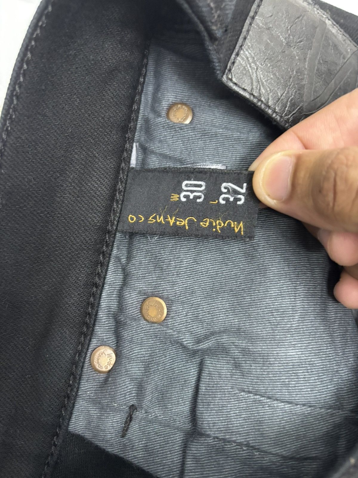 Japanese Brand × Nudie Jeans × Undercover RARE DISTRESSED NUDIE JEANS UNDERCOVER DESIGN Size US 30 / EU 46 - 13 Thumbnail