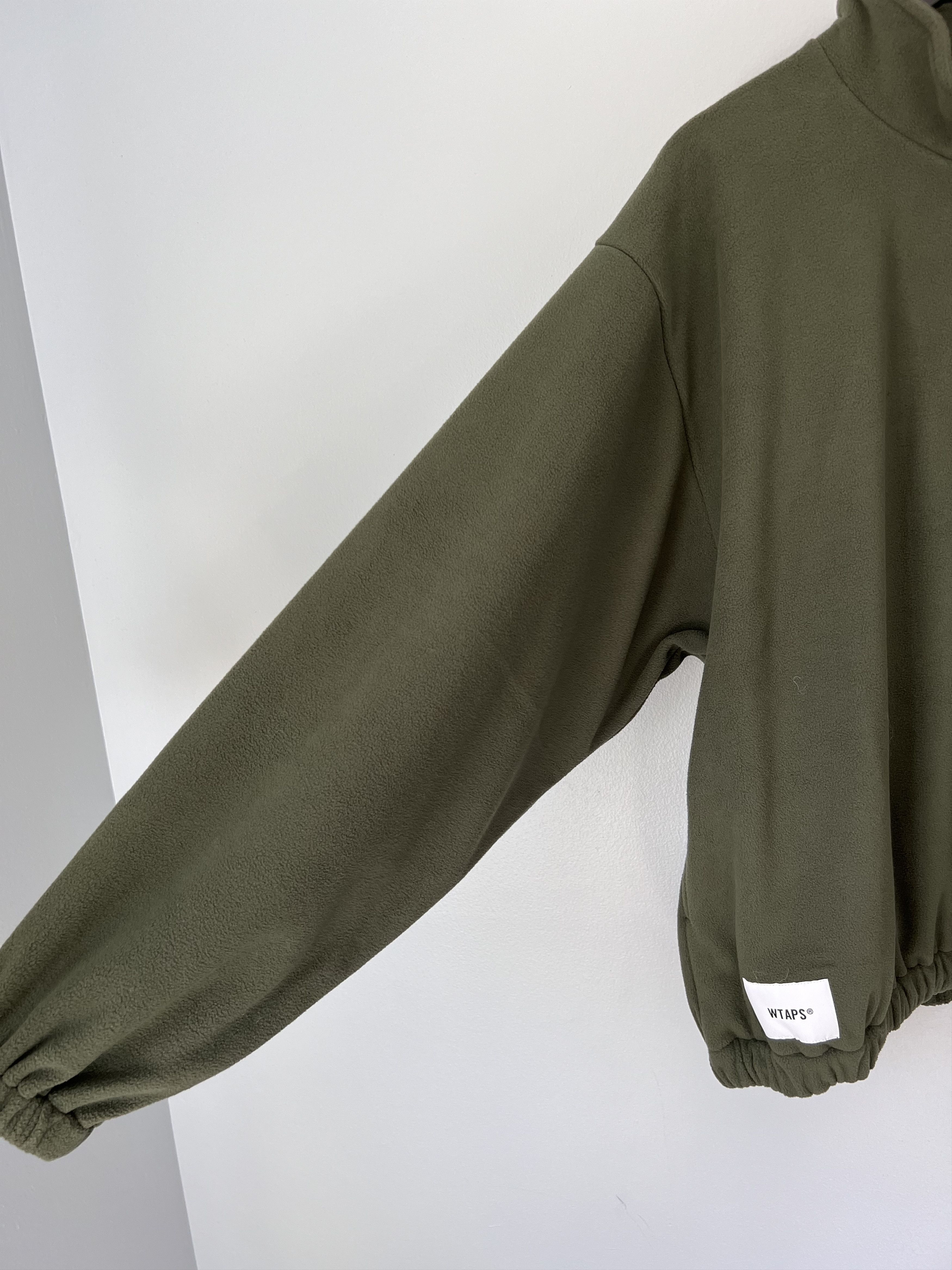 Wtaps WTAPS Depst Quarter Zip Fleece Jacket in Olive Green Size US L / EU 52-54 / 3 - 4 Thumbnail