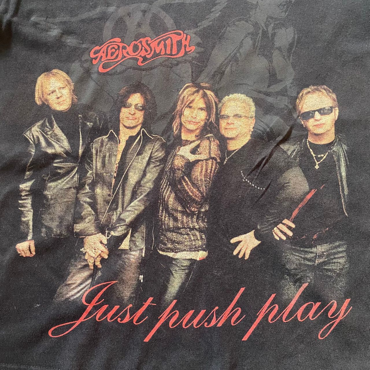 Band Tees 💥Best Offer💥Vintage Aerosmith Line Up Promo Tshirt Size US M / EU 48-50 / 2 - 3 Thumbnail