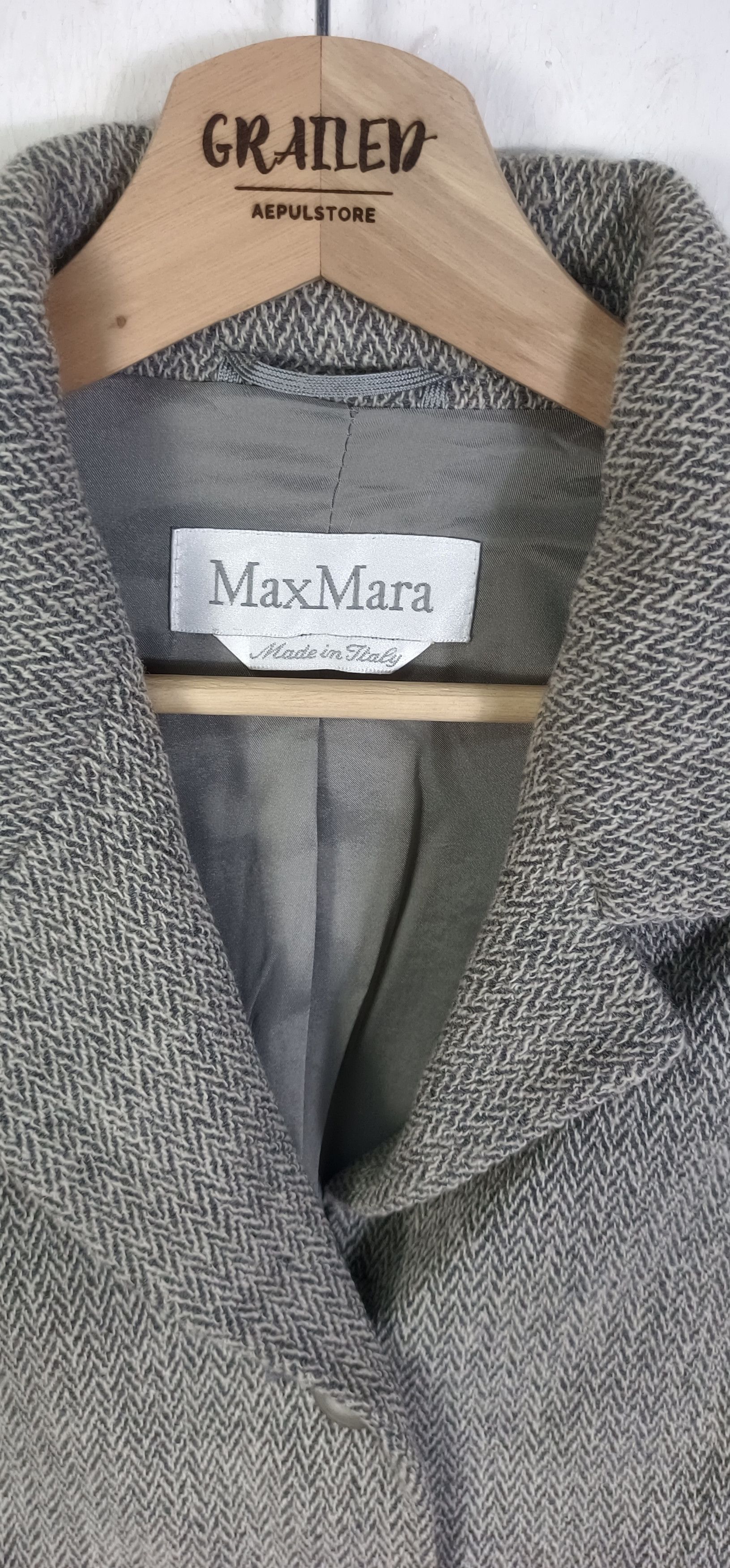 Max Mara Max Mara Womens Woll Coat Jacket Size S / US 4 / IT 40 - 6 Thumbnail