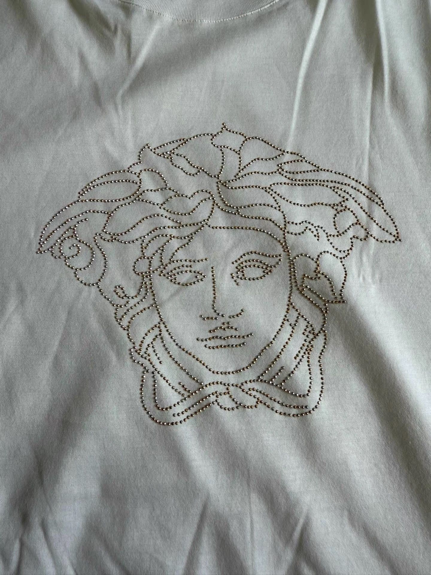 Versace Versace men's rhinestone T-shirt K33 Size US S / EU 44-46 / 1 - 4 Thumbnail