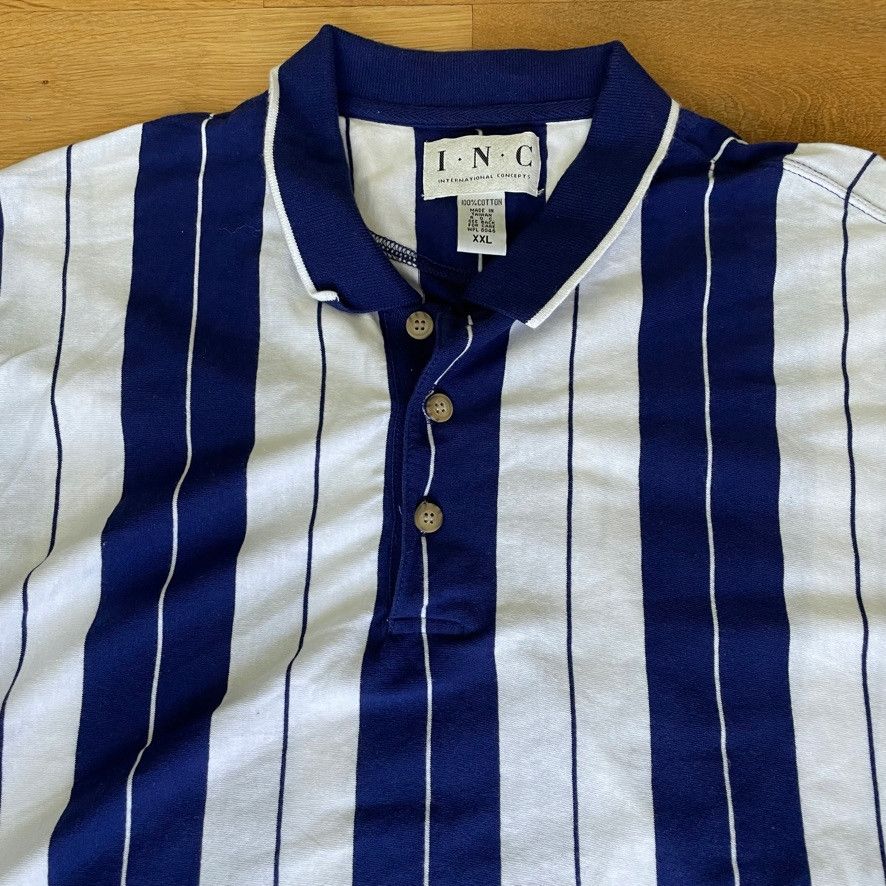 I.N.C × Vintage I.n.c Fashionable Polo Shirt Large Size 2xl Tall Size US XXL / EU 58 / 5 - 2 Thumbnail