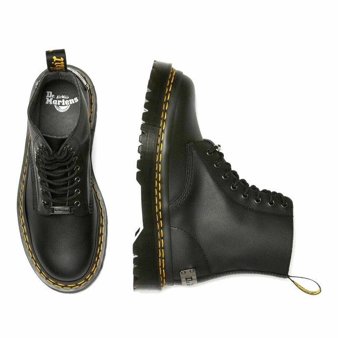 Dr. Martens RARE! Dr Martens 1460 Bex Double Stitch 8 Eye Boots, Black Size US 6 / IT 36 - 4 Thumbnail