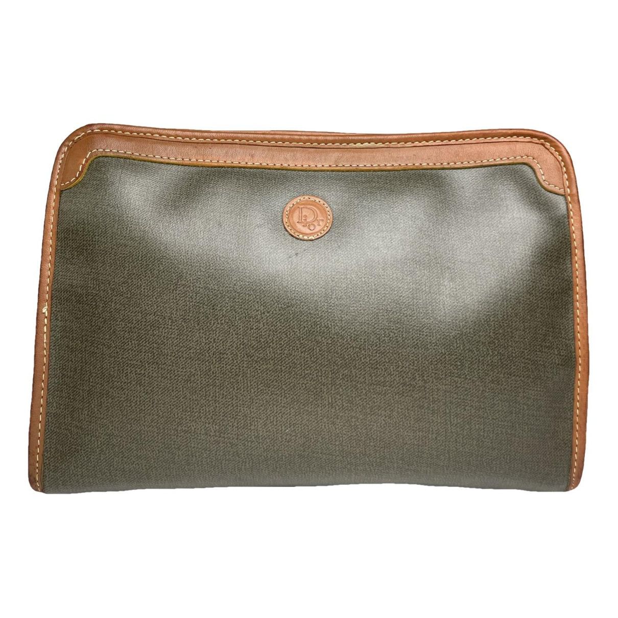 Dior Saddle Grey Leather Clutch Bag Size ONE SIZE - 1 Thumbnail