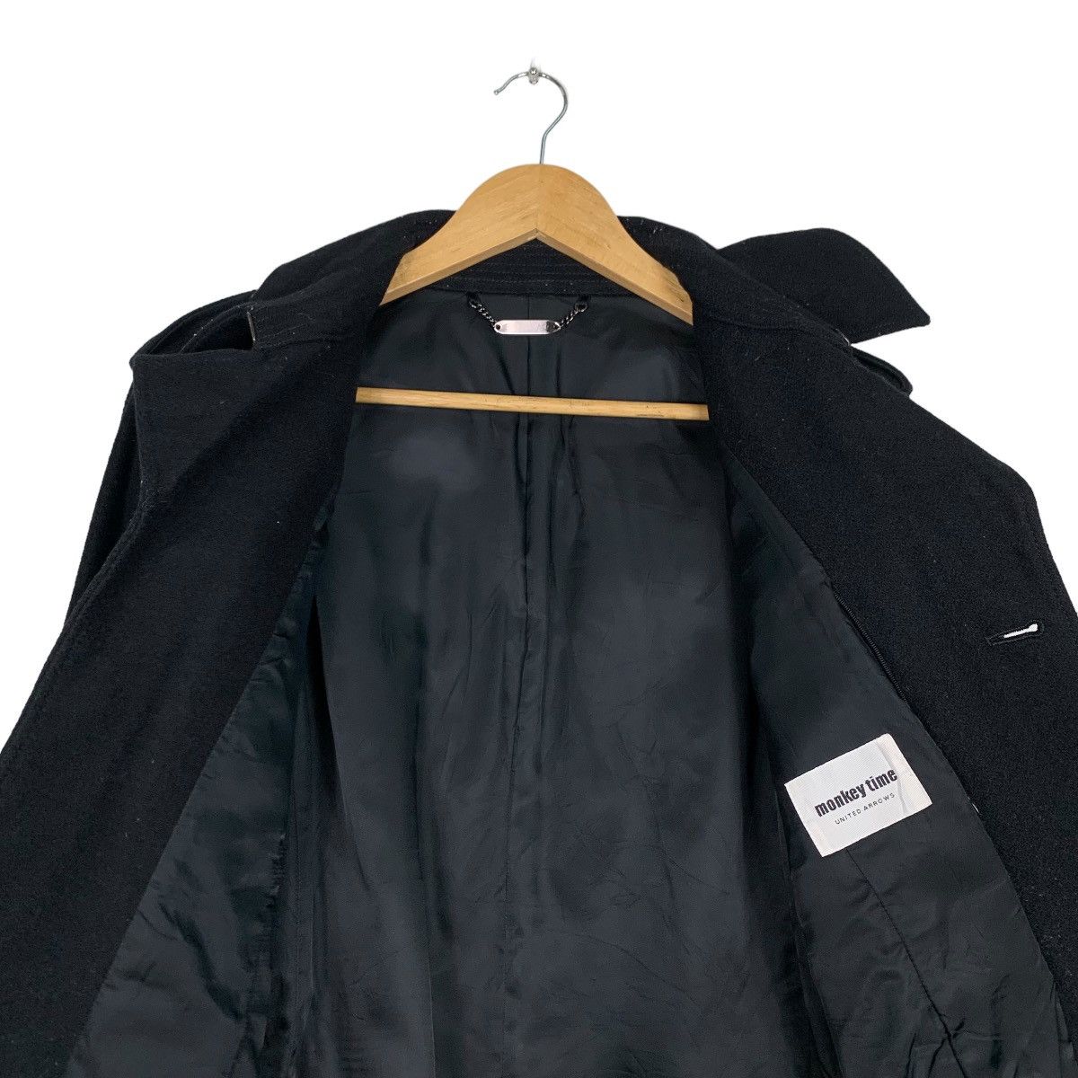 monkey time MONKEY TIME United Arrows Black Wool Jacket #0997-C44 Size US M / EU 48-50 / 2 - 12 Thumbnail