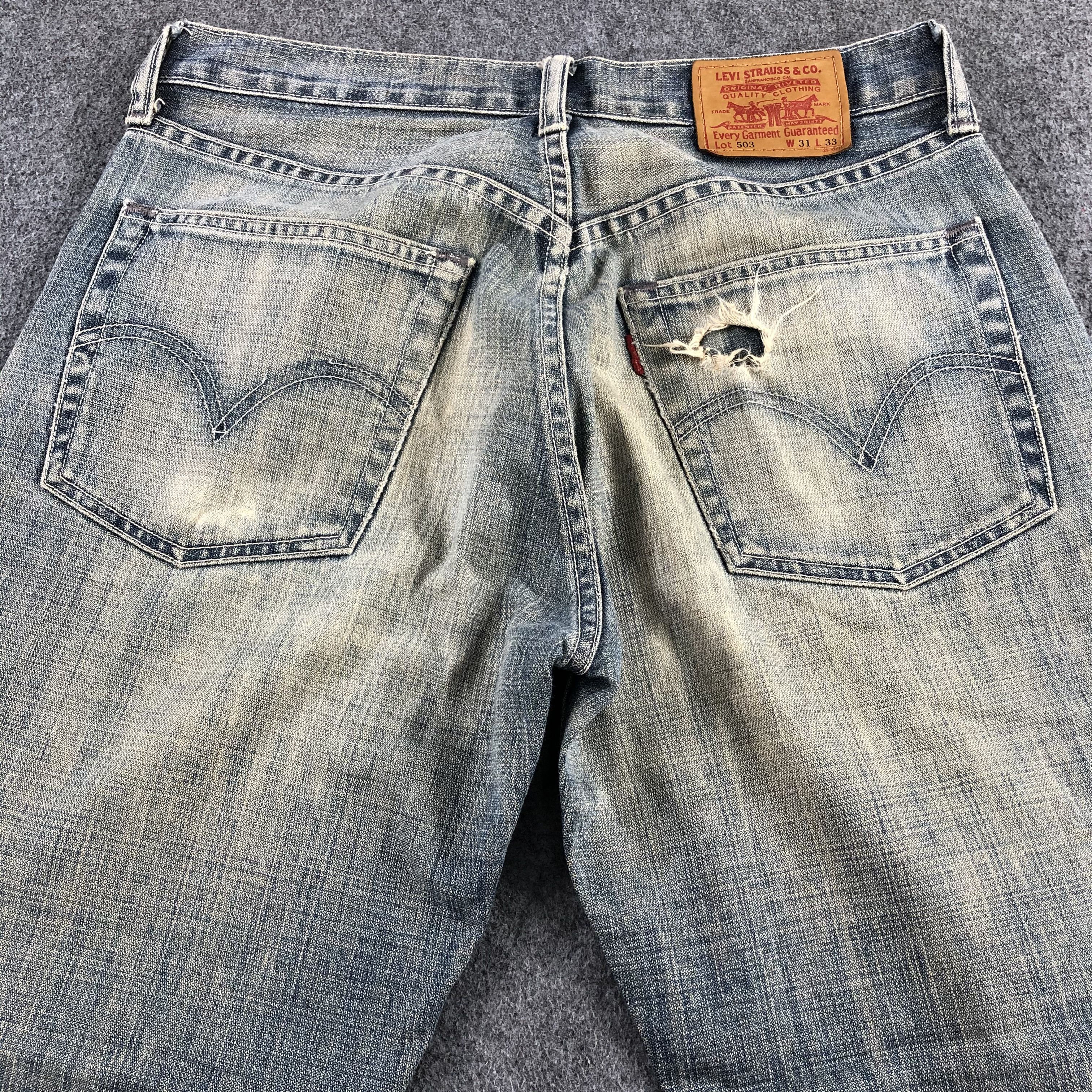 Levi's Vintage 90s Levis 503 Jeans-J1910 Size US 31 - 4 Thumbnail