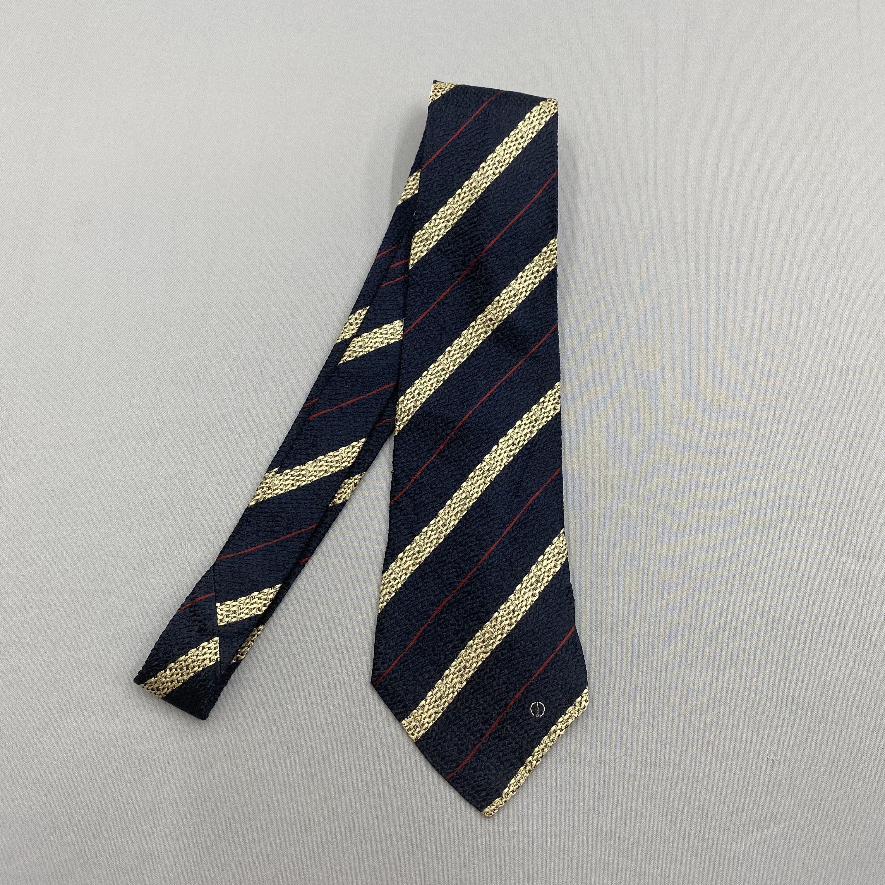 Alfred Dunhill Vintage Alfred Dunhill SILK Necktie Cravate Pure Silk Size ONE SIZE - 4 Thumbnail