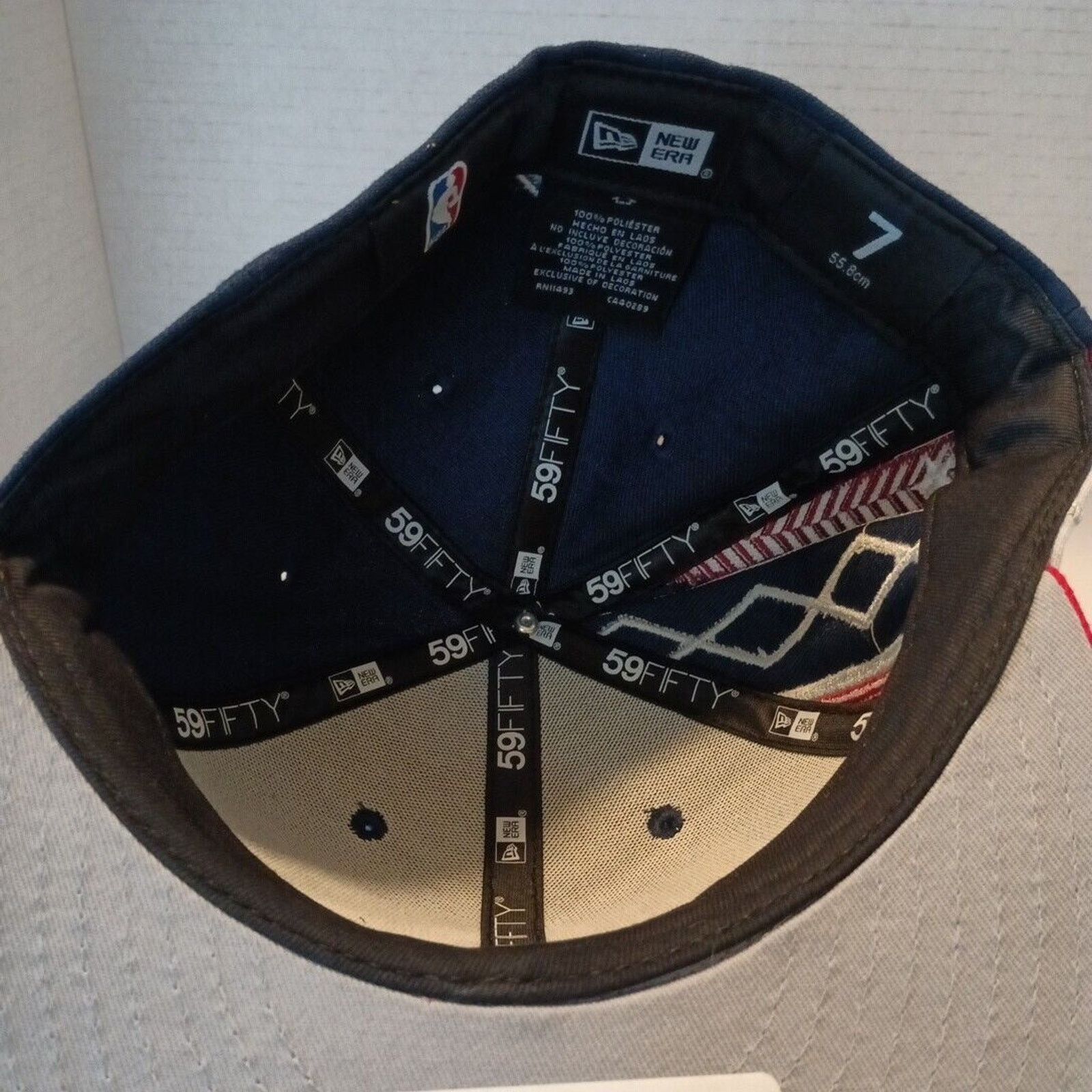 New Era Brooklyn Nets Men's Hat NBA City Edition Fitted Cap Size 7 Size ONE SIZE - 5 Thumbnail
