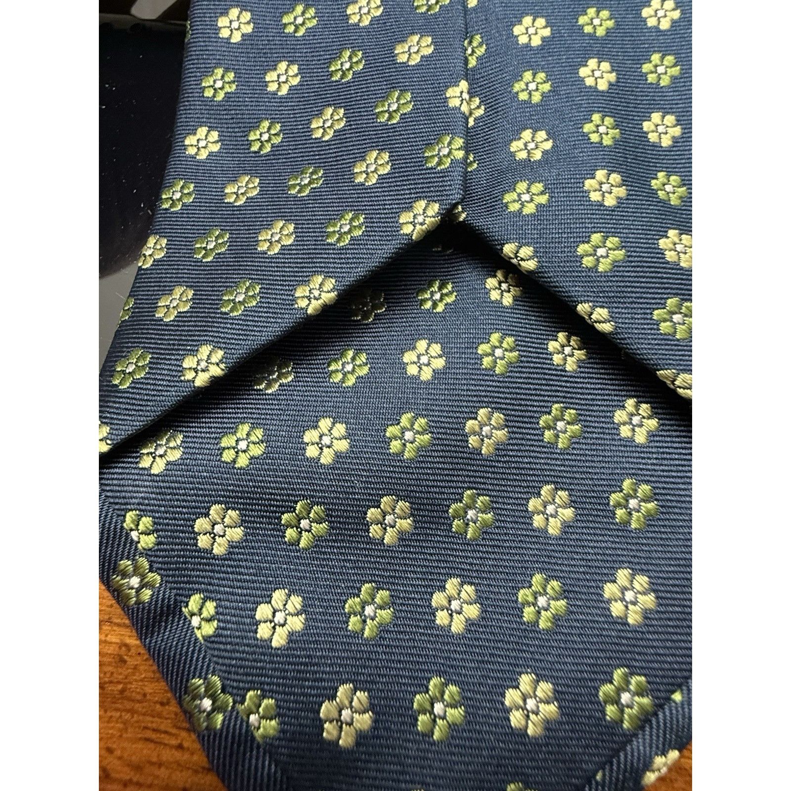 Other BEAU BRUMMEL Floral Flower MEN'S TIE 100% SILK handmade Size ONE SIZE - 5 Thumbnail