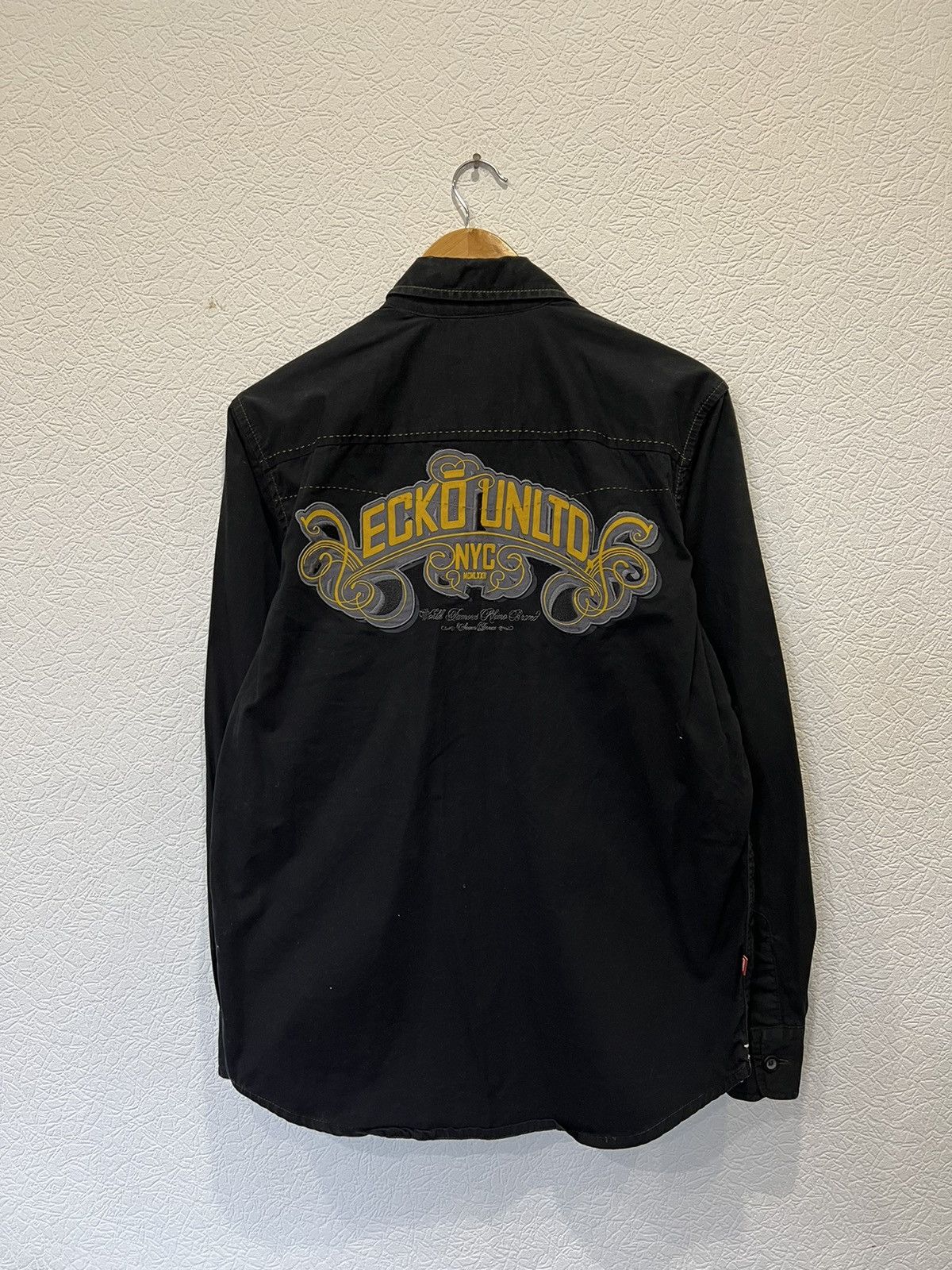 Vintage Ecko Enltd. Black Avant Garde Shirt